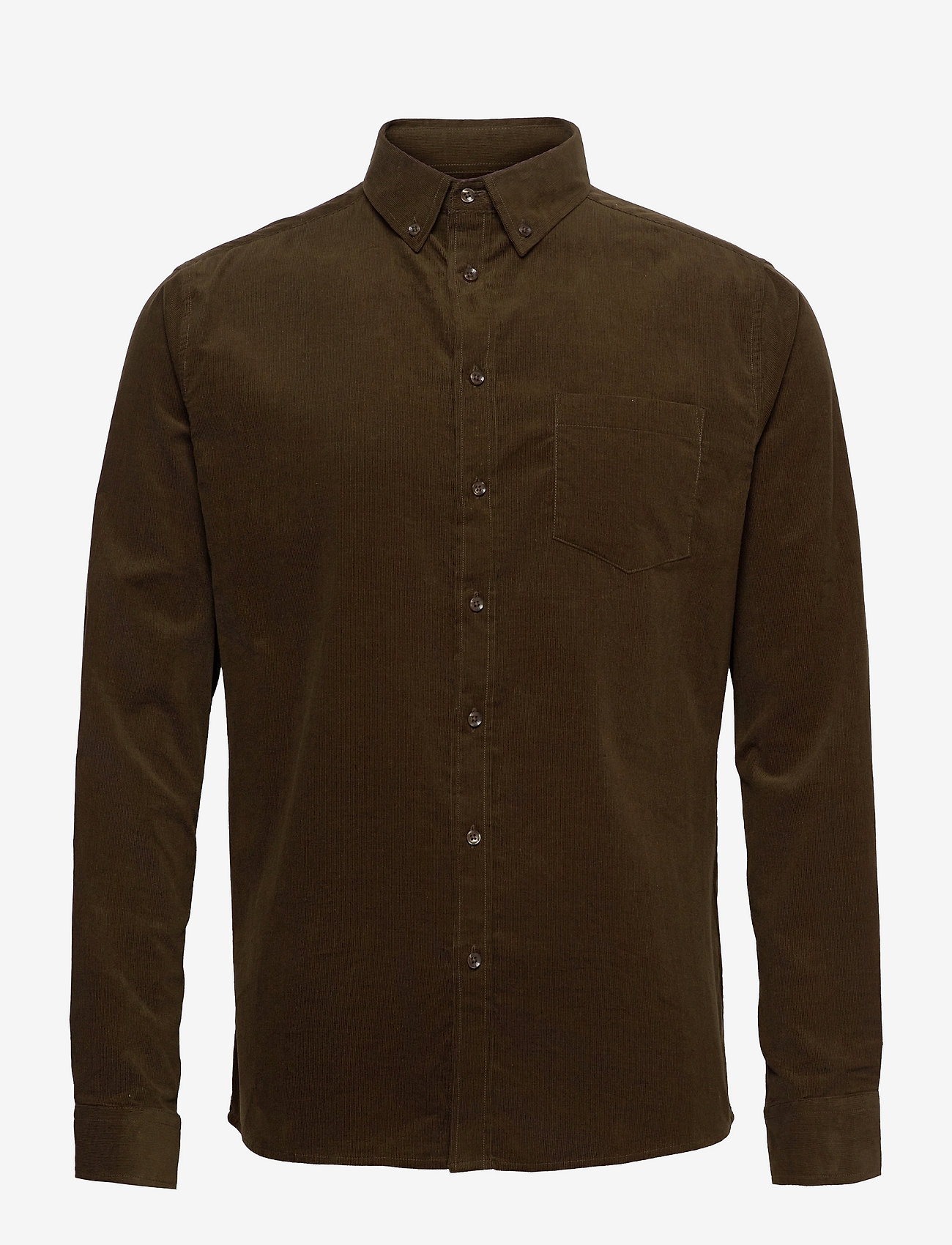 Urban Pioneers - Obama Shirt - kordfløyelsskjorter - burnt olive - 0