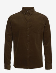 Urban Pioneers - Obama Shirt - kordfløyelsskjorter - burnt olive - 0