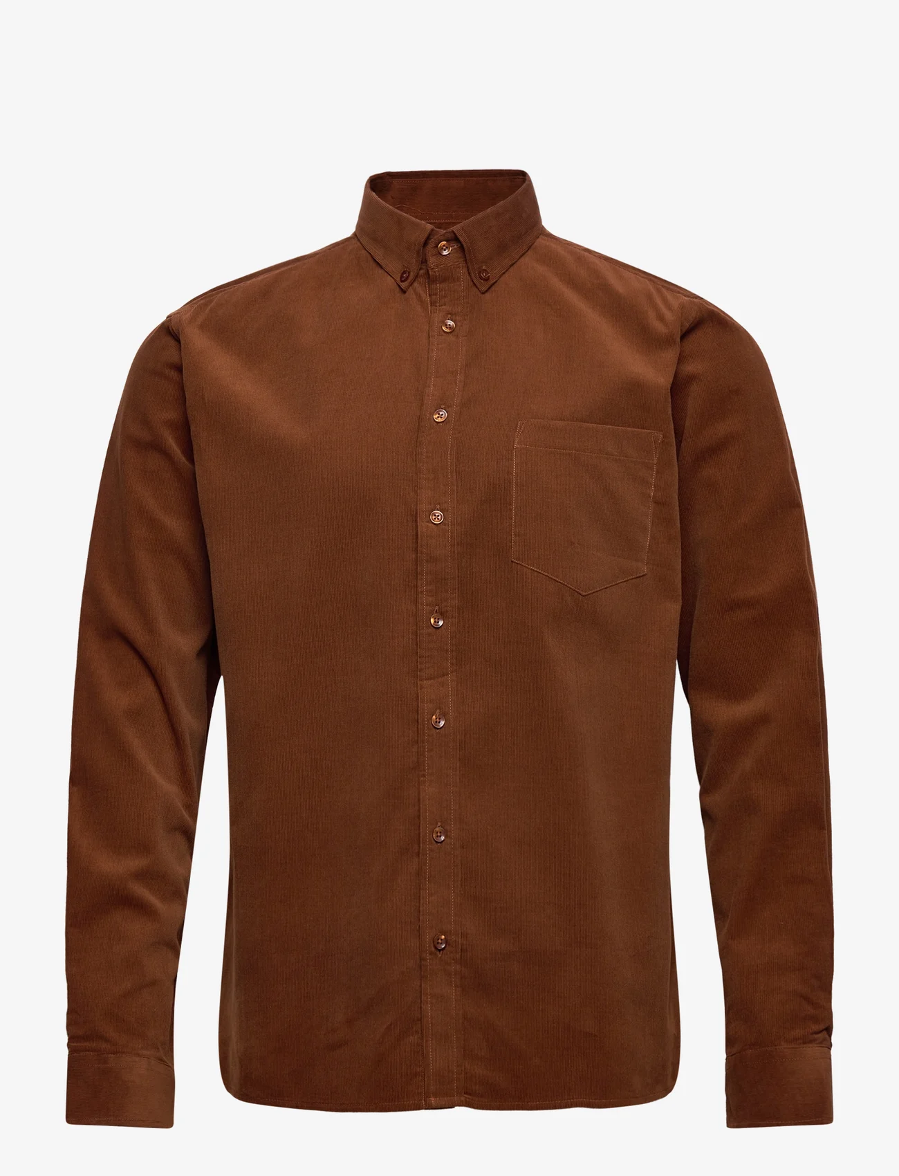 Urban Pioneers - Obama Shirt - velvetiniai marškiniai - rust - 0