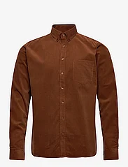 Urban Pioneers - Obama Shirt - velvetiniai marškiniai - rust - 0