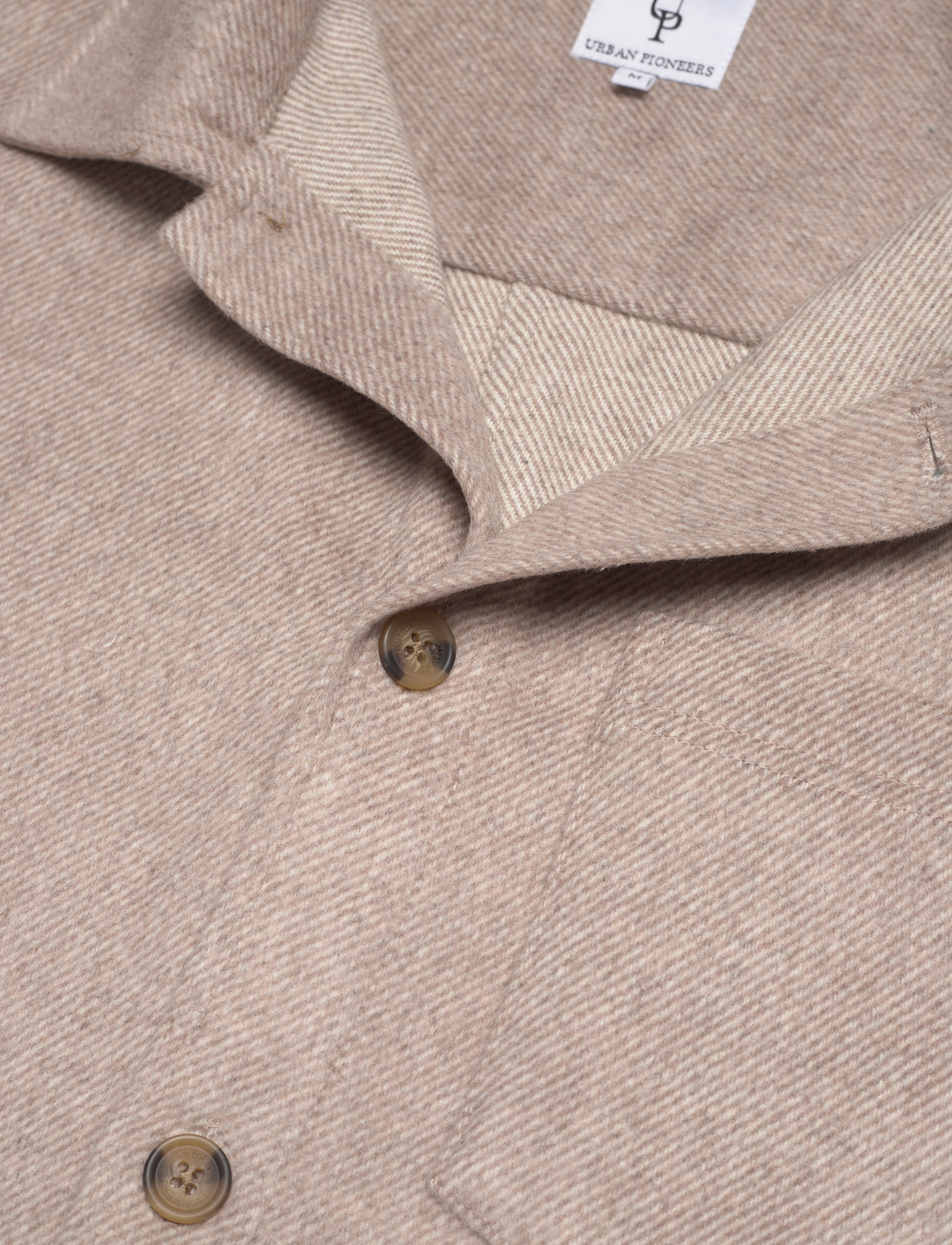 Urban Pioneers - Aligo Overshirt - sand melange - 2