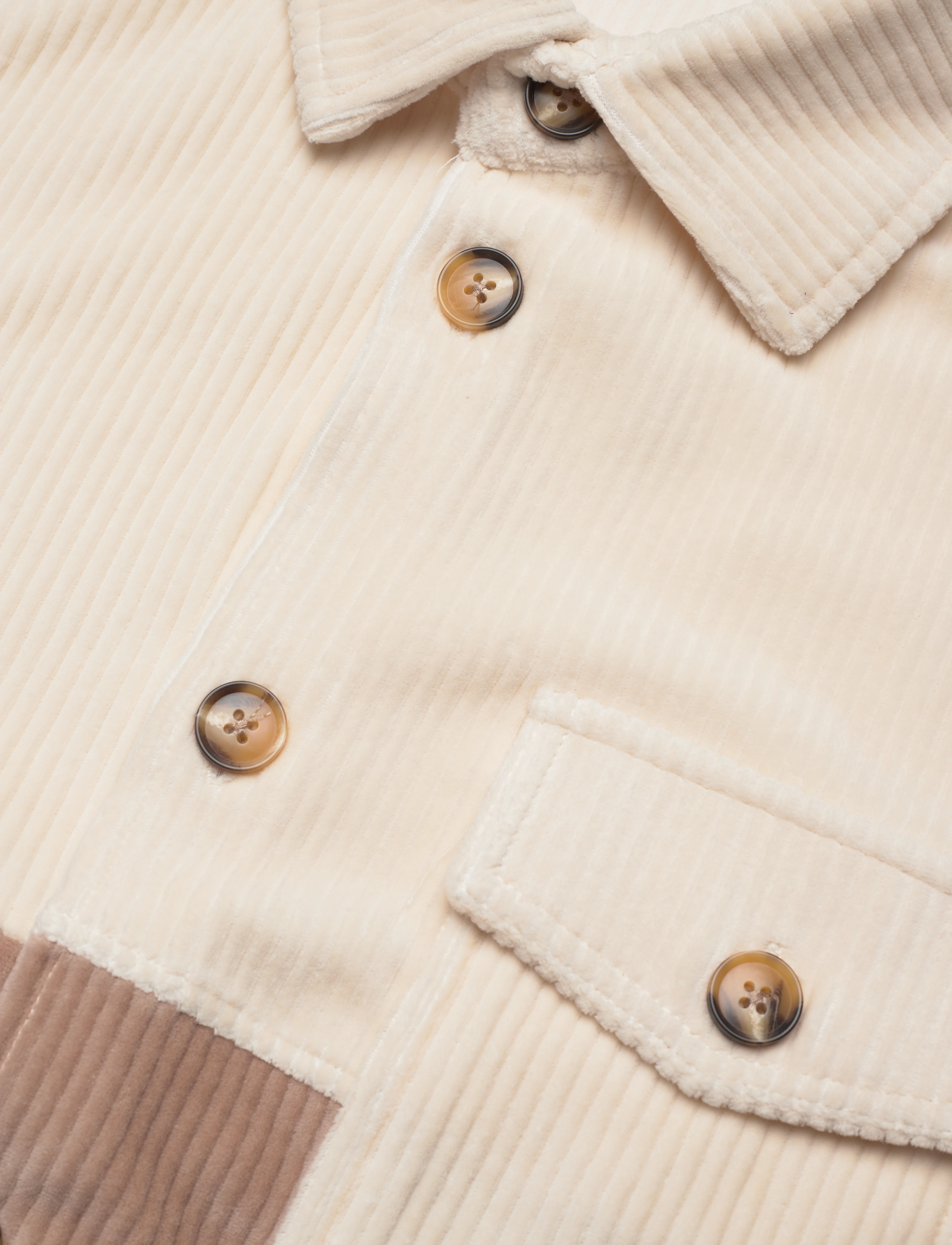 Urban Pioneers - Trond Shirt - light camel/cream - 3