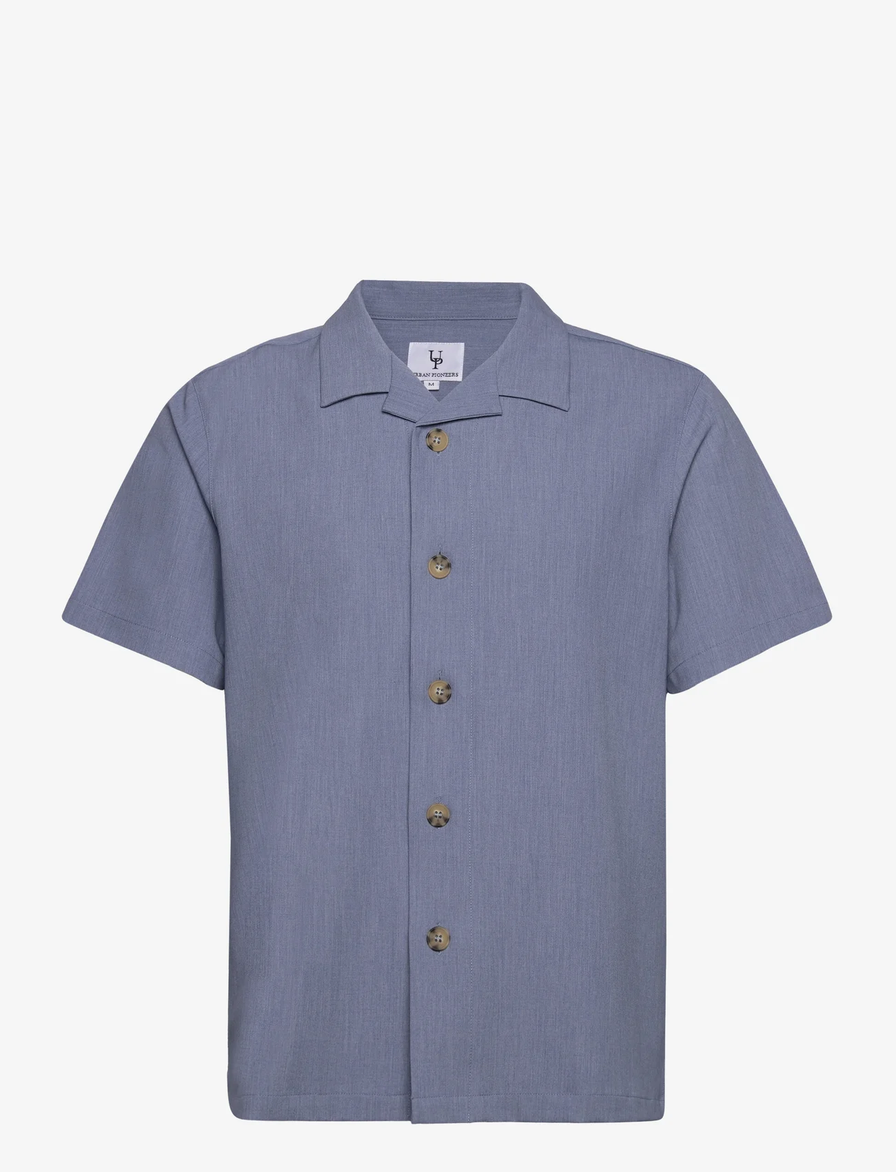 Urban Pioneers - Sheen Shirt - peruskauluspaidat - mid blue - 0