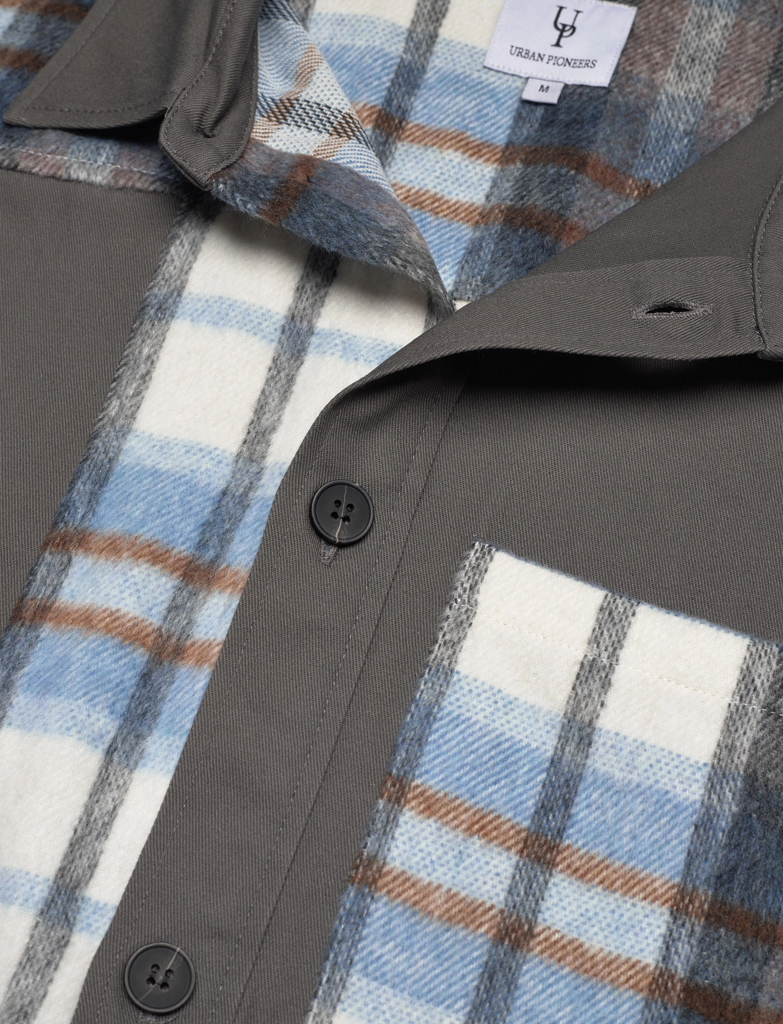 Urban Pioneers - Leonardo Overshirt - grey multi - 2