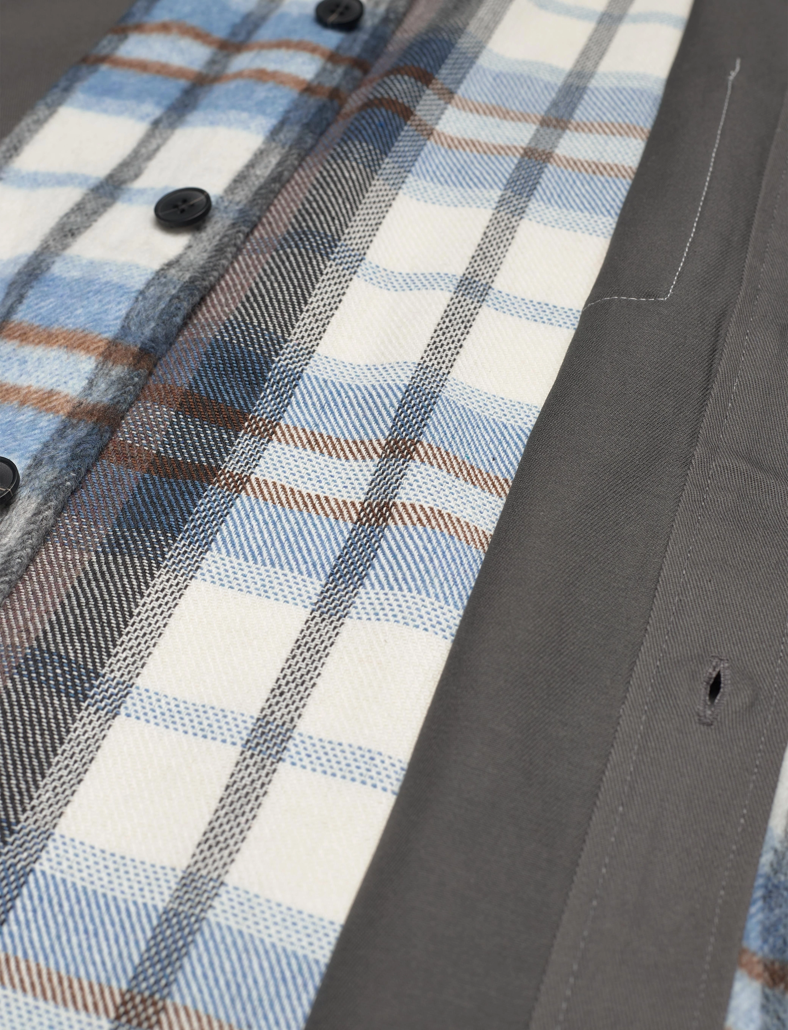 Urban Pioneers - Leonardo Overshirt - grey multi - 3