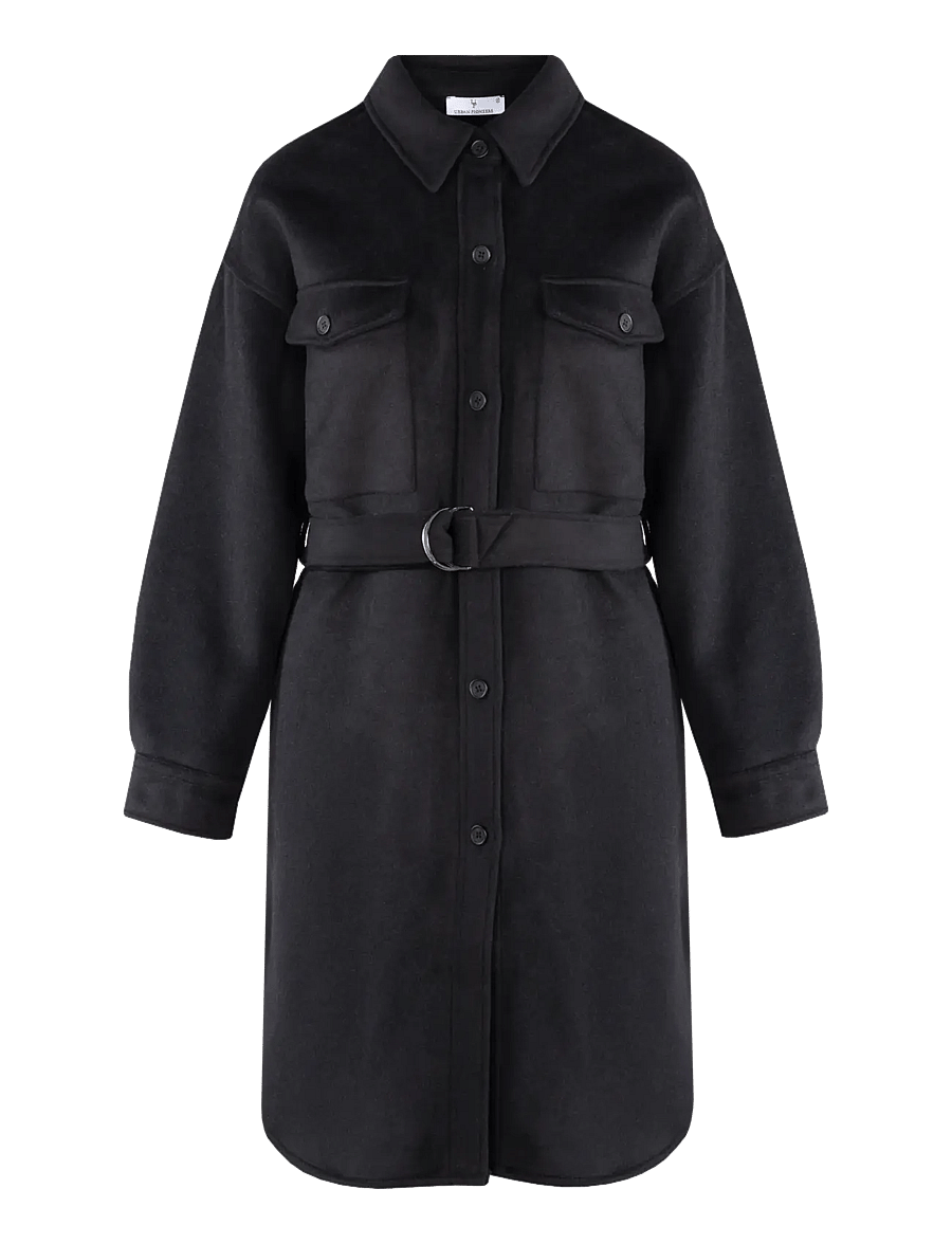 Urban Pioneers - Katinka Overshirt - hemdkleider - black - 0