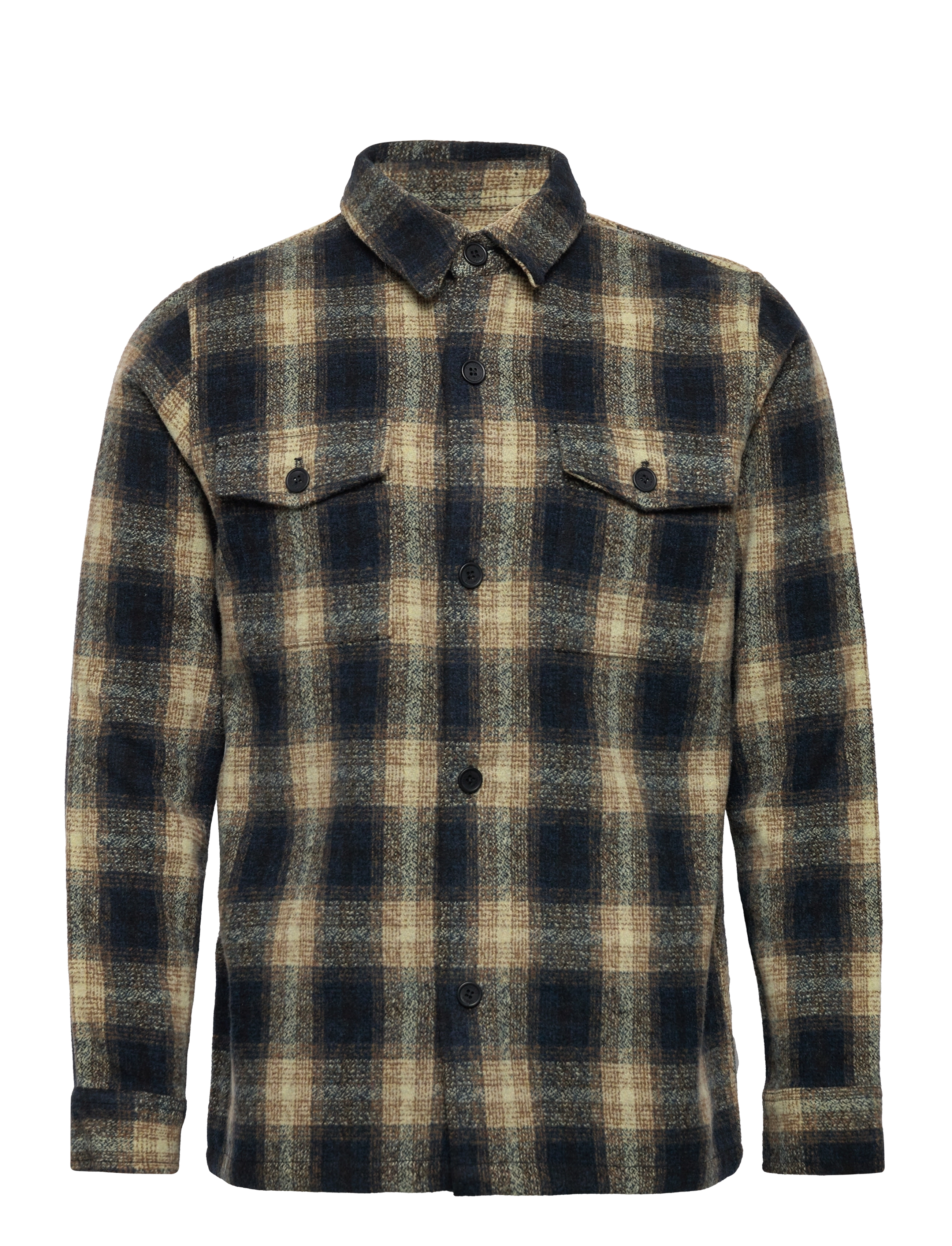 URBAN PIONEERS Salah Overshirt Patterned - S - Herren