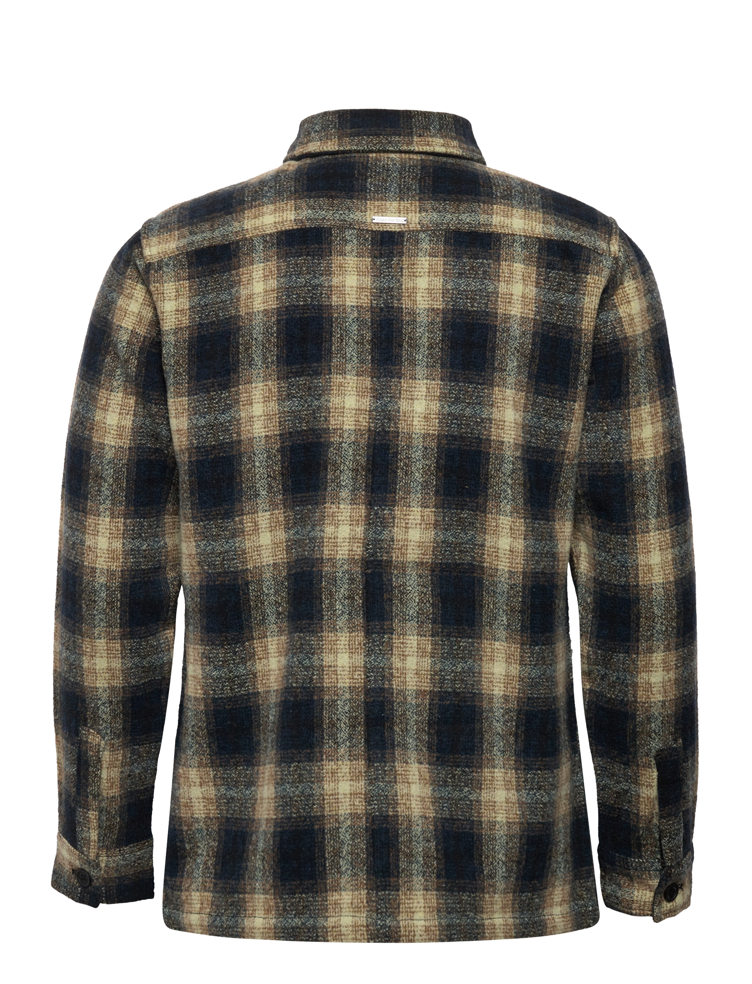 Urban Pioneers - Salah Overshirt - män - blue check - 1