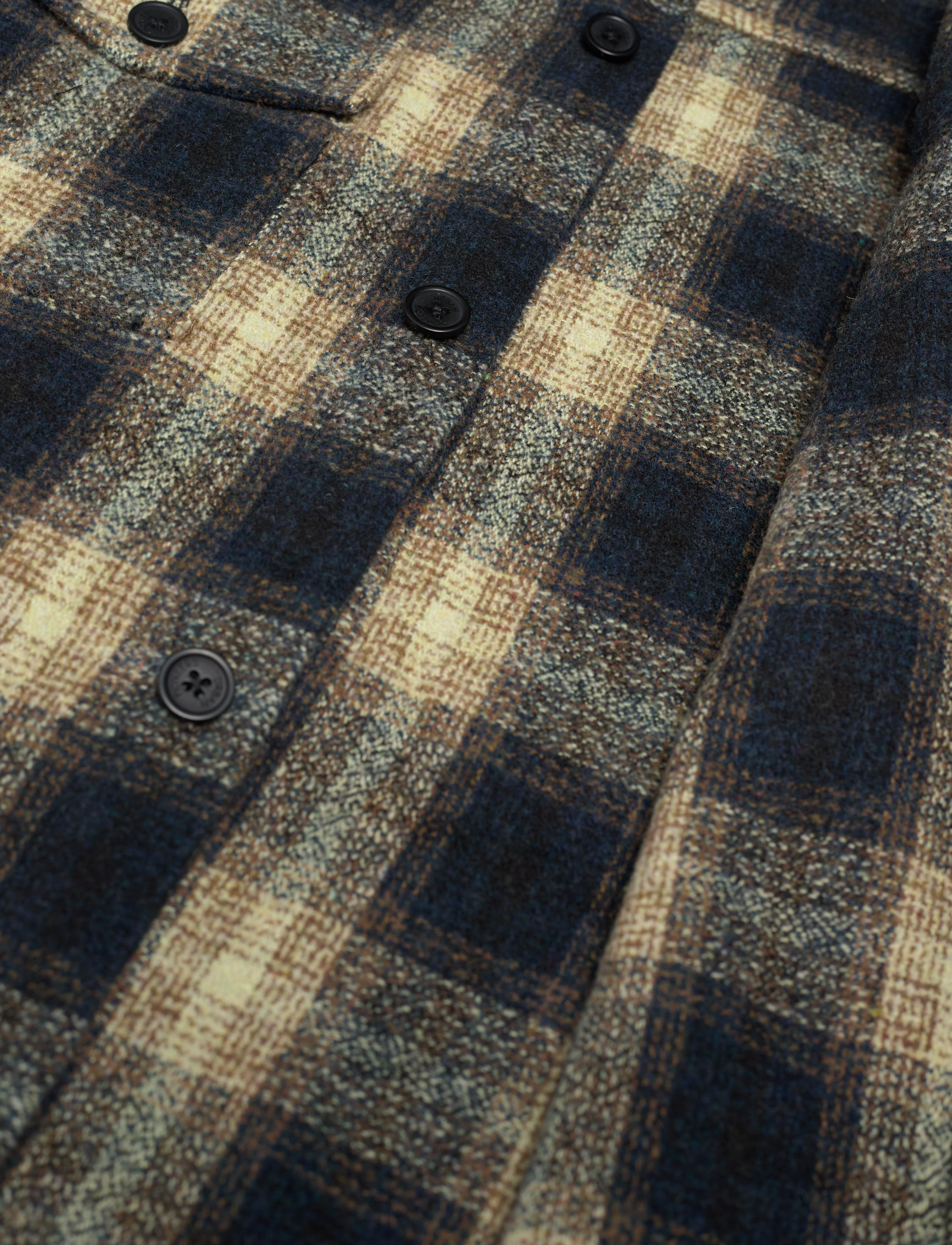 Urban Pioneers - Salah Overshirt - män - blue check - 5