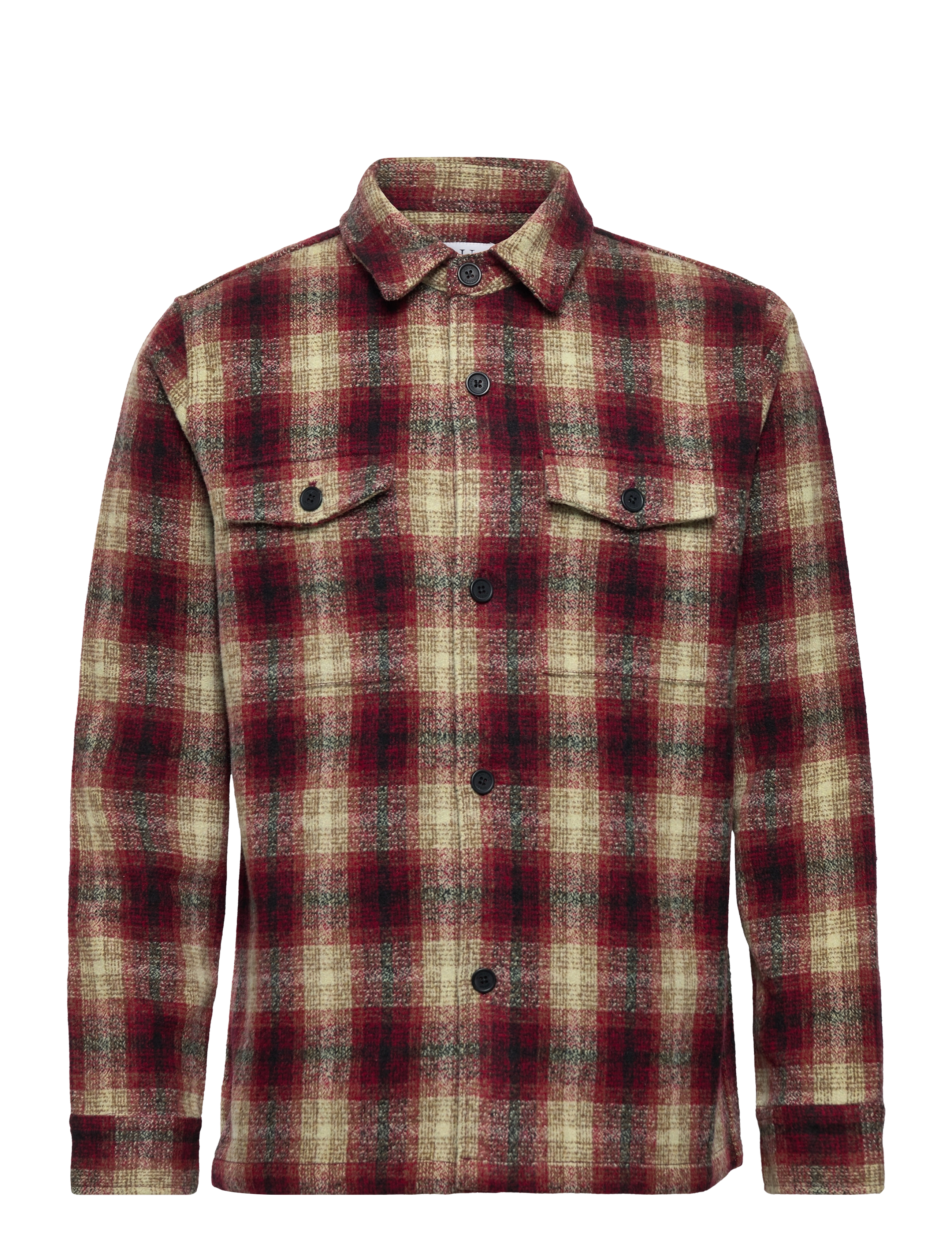 Urban Pioneers Salah Overshirt - Overshirts - RED CHECK / multi
