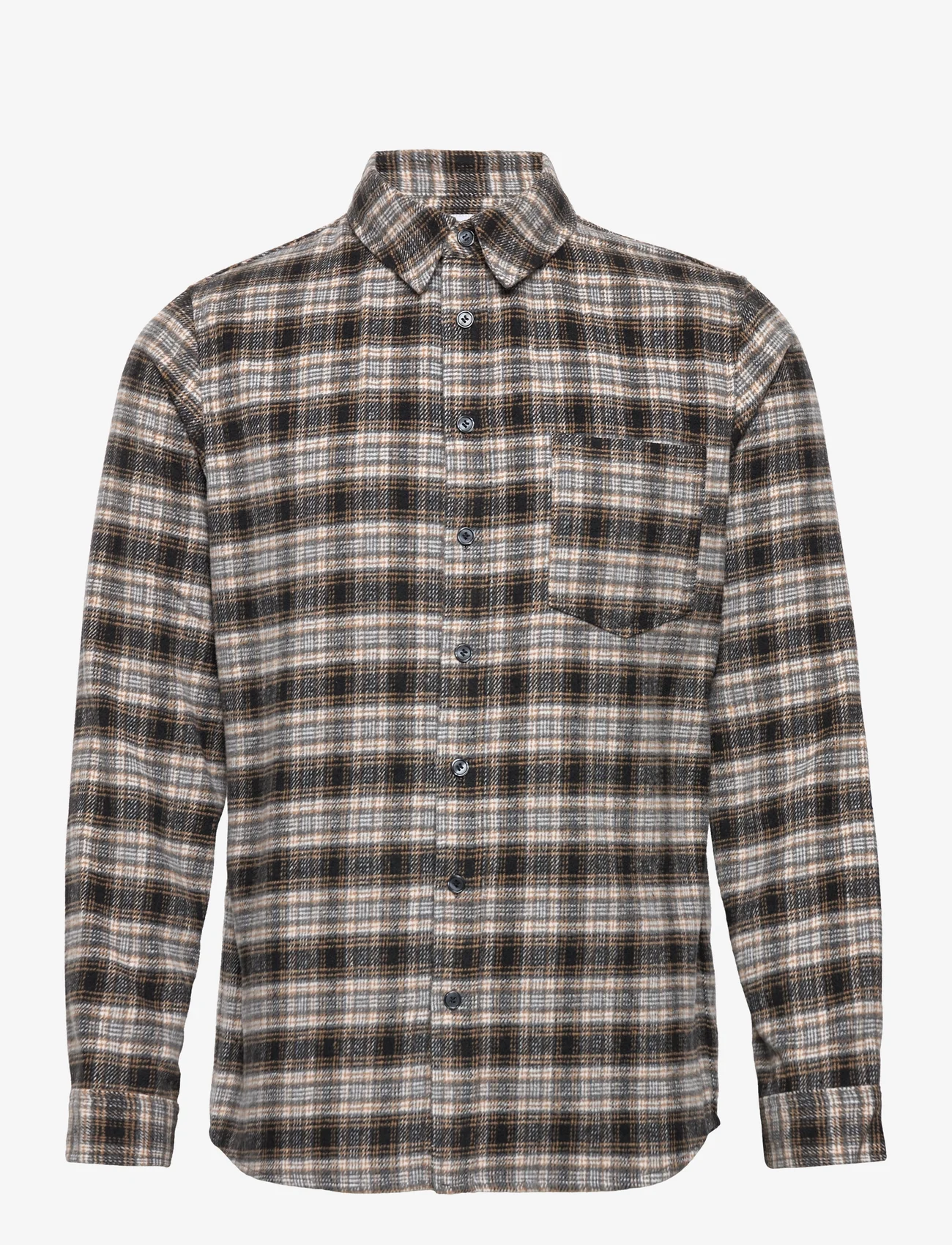 Urban Pioneers - Malik Shirt - checkered shirts - grey - 0