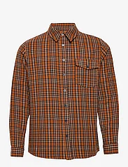 Urban Pioneers - Carew Shirt - rutiga skjortor - rust - 0