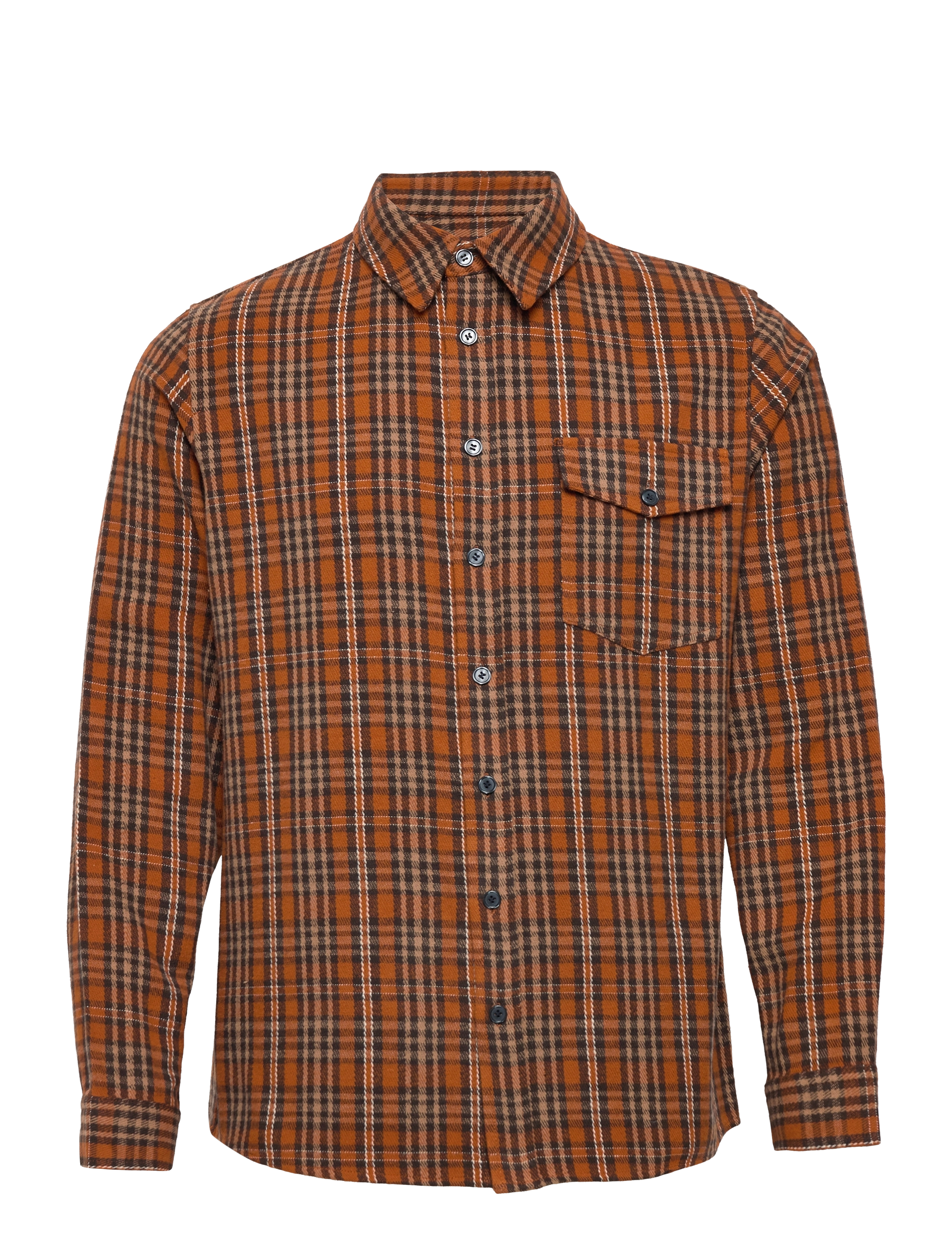 Urban Pioneers Carew Shirt - Ruudulised särgid - RUST / multi