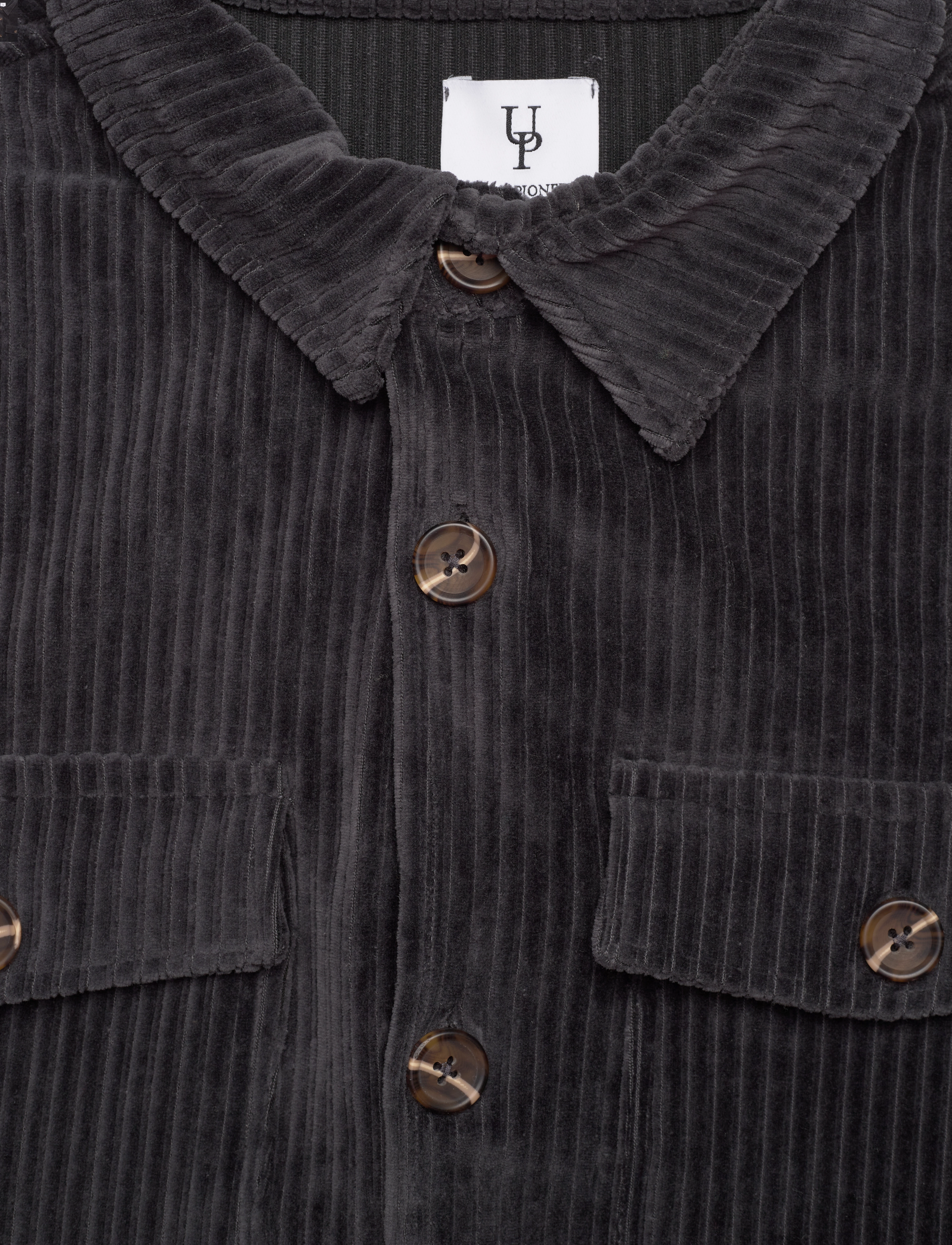 Urban Pioneers - Milan Overshirt - charcoal - 2