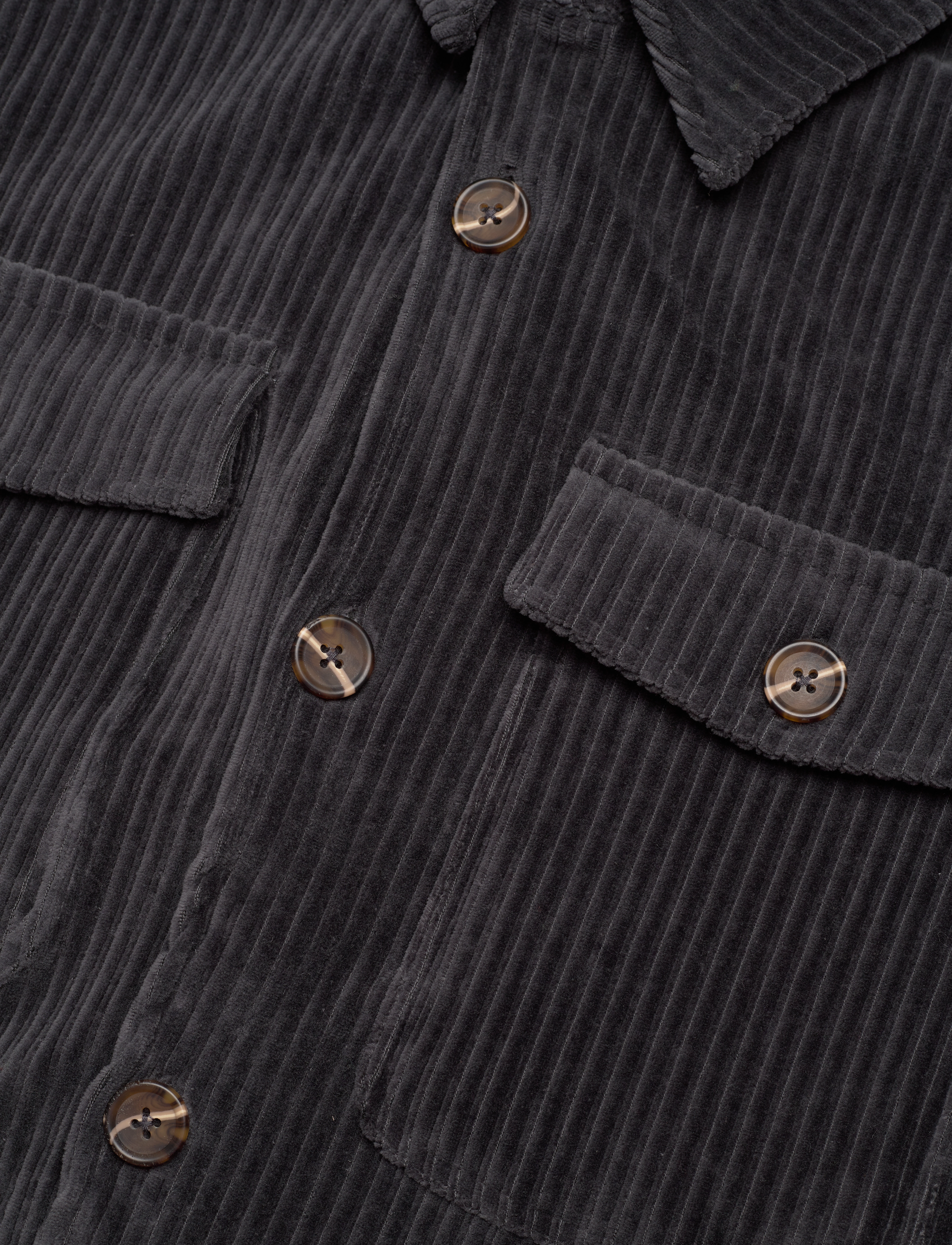 Urban Pioneers - Milan Overshirt - charcoal - 3