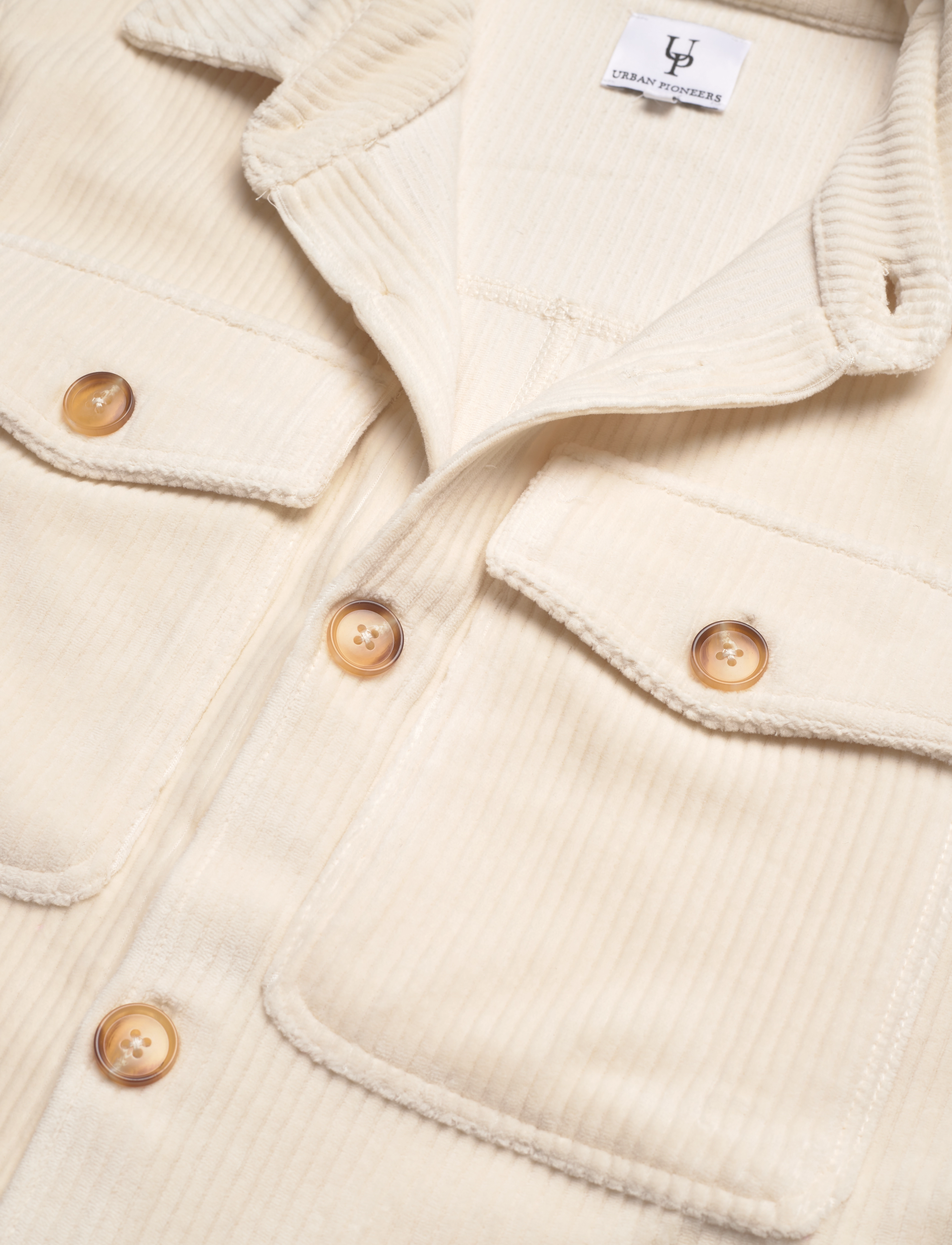 Urban Pioneers - Milan Overshirt - cream - 2