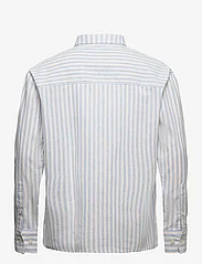 Urban Pioneers - Gilmar Shirt - avslappede skjorter - blue stripe - 1