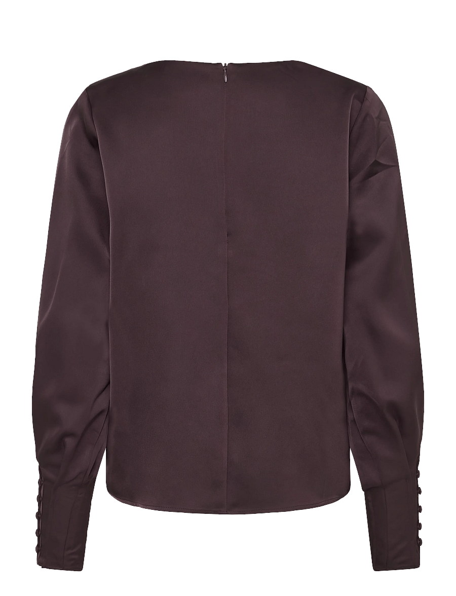 Urban Pioneers - Kirstine Blouse - langærmede bluser - plum perfect - 1