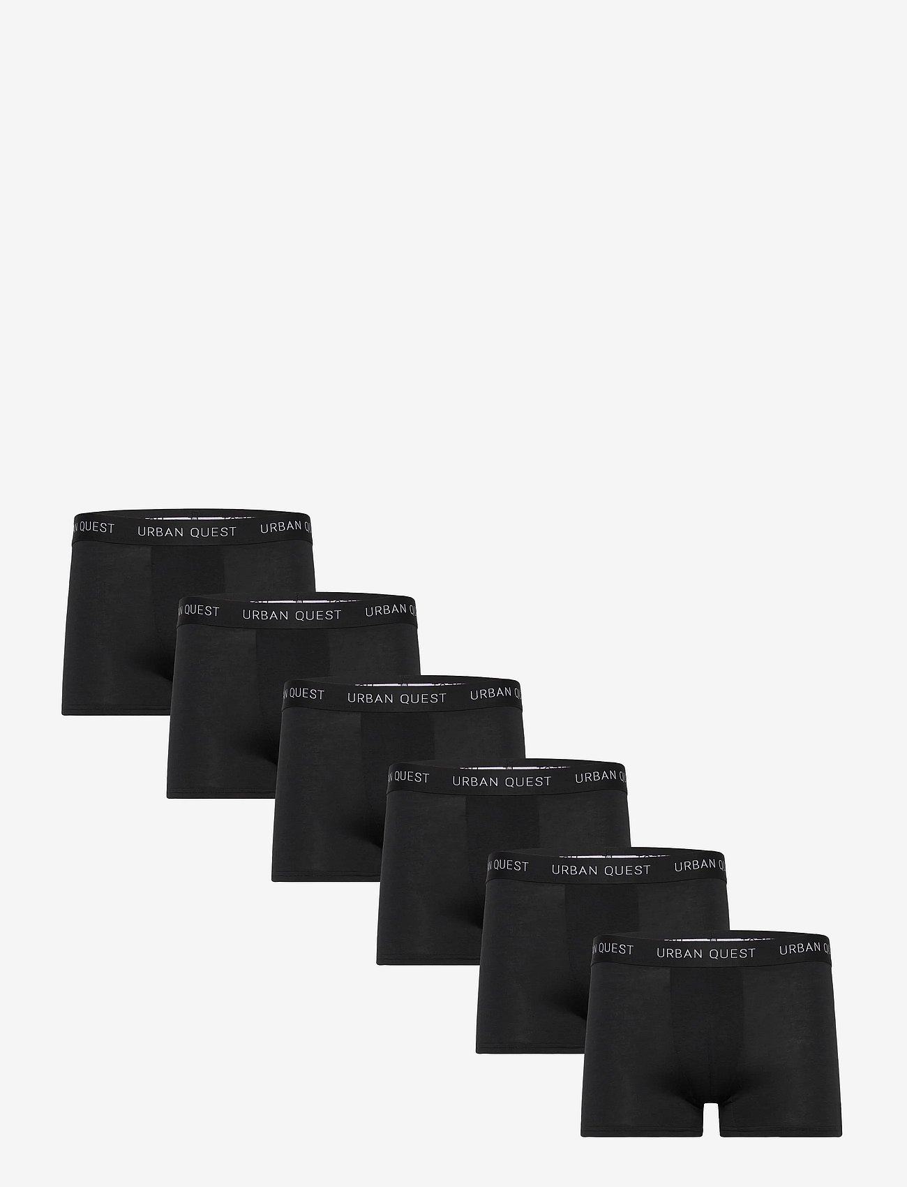 6-Pack Men Bamboo Tights Black URBAN QUEST