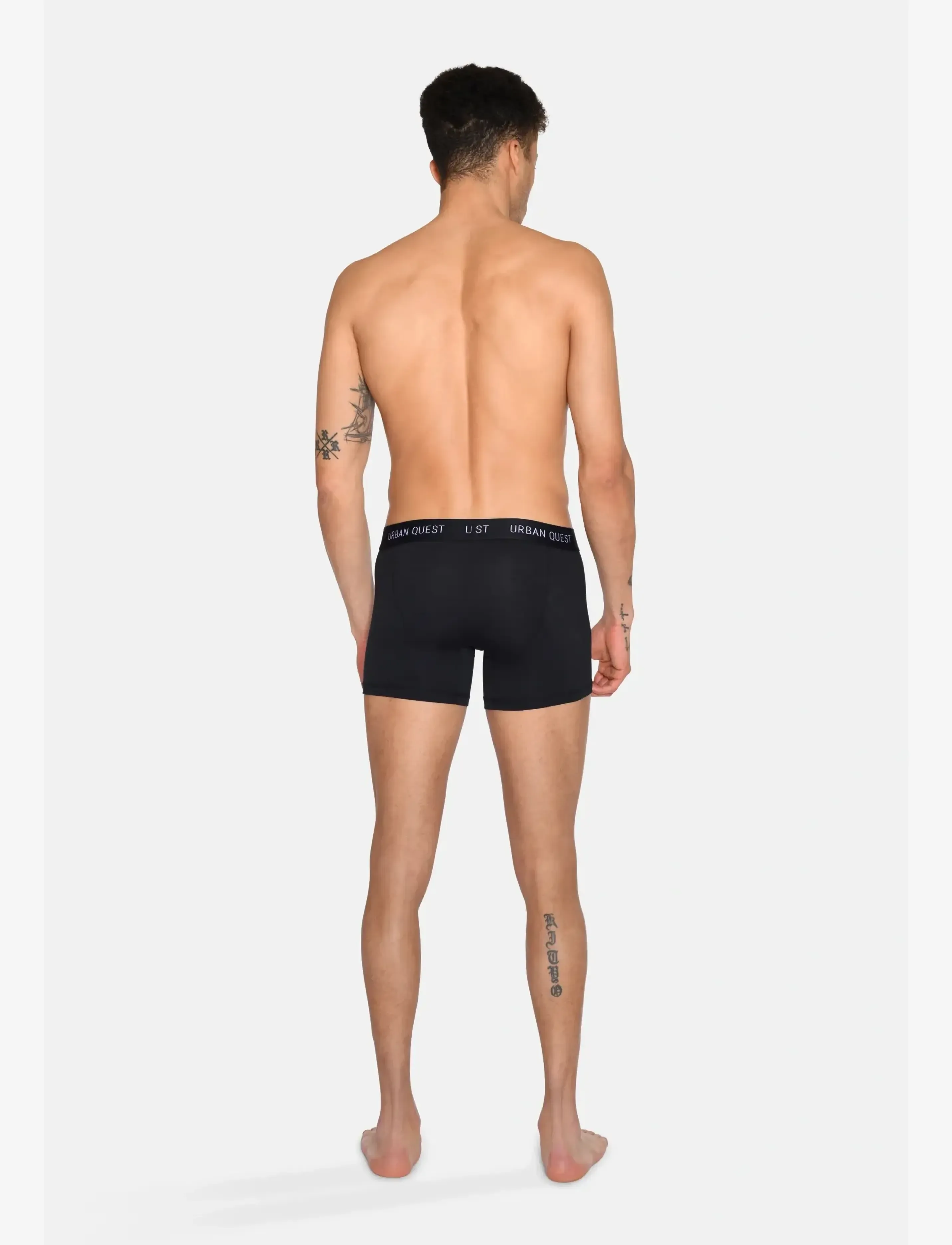 URBAN QUEST - 6-Pack Men Bamboo Tights - boxershorts - black - 4