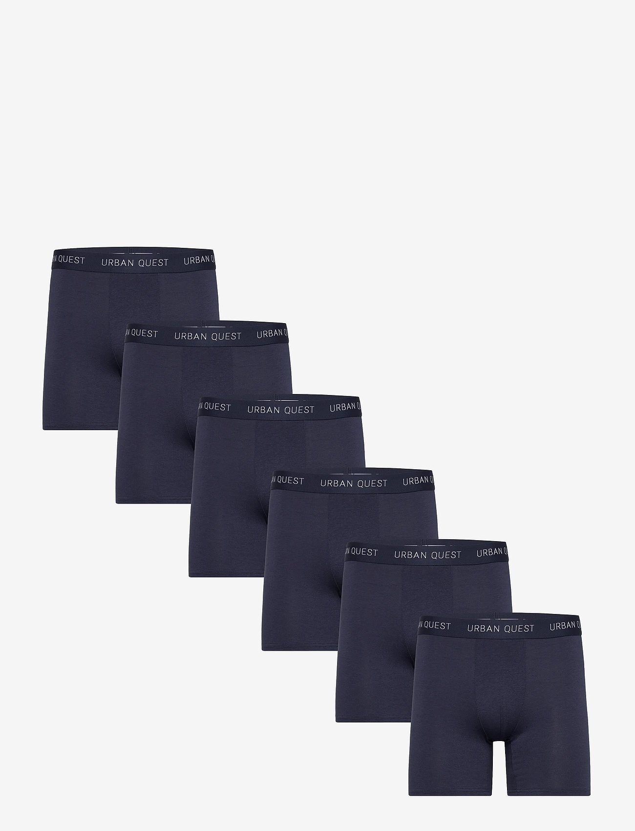 6-Pack Men Bamboo Long Leg Tights Navy URBAN QUEST