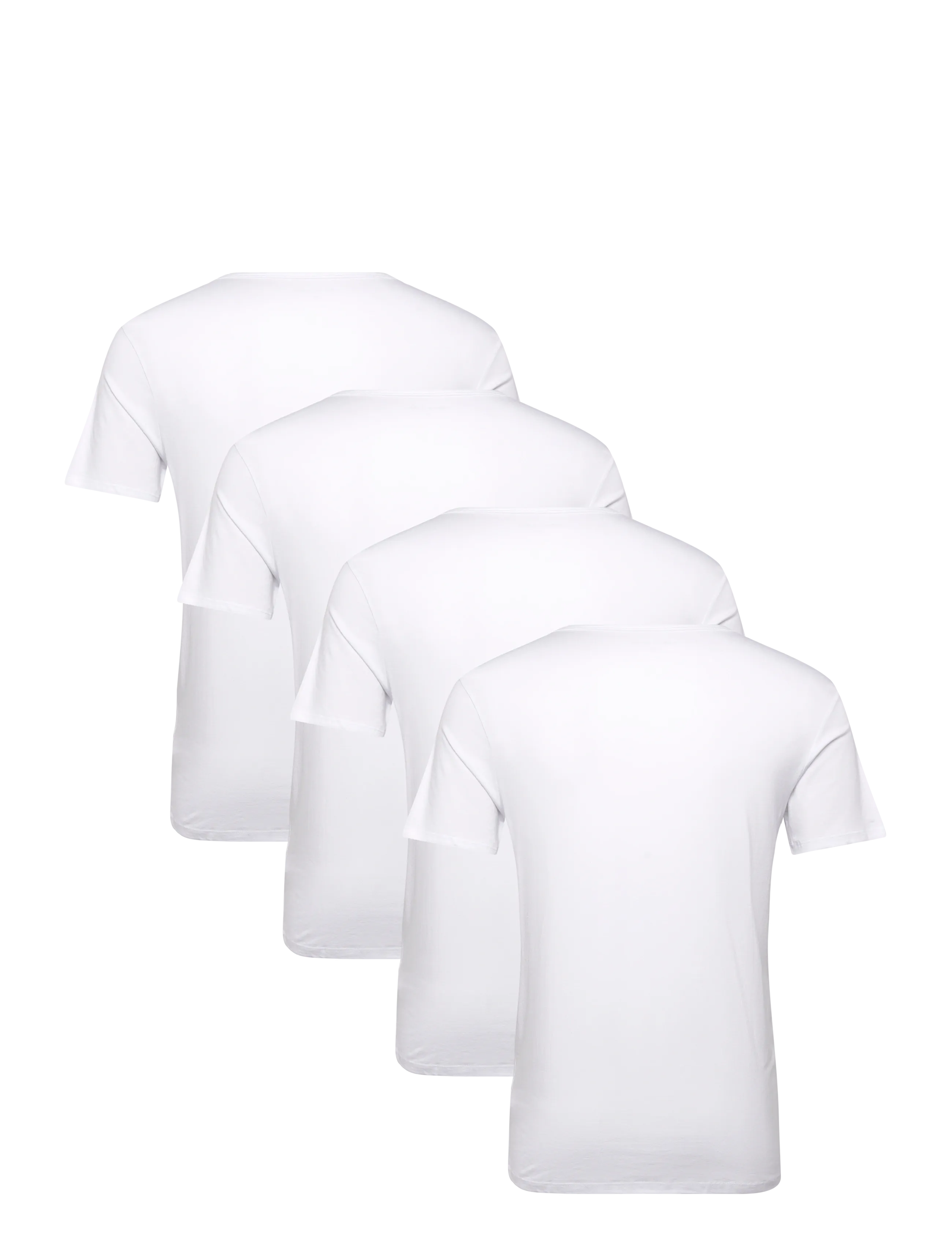 URBAN QUEST - 4-Pack Men Bamboo shortsleeved Undershirt - pyjamaoberteil - white - 3