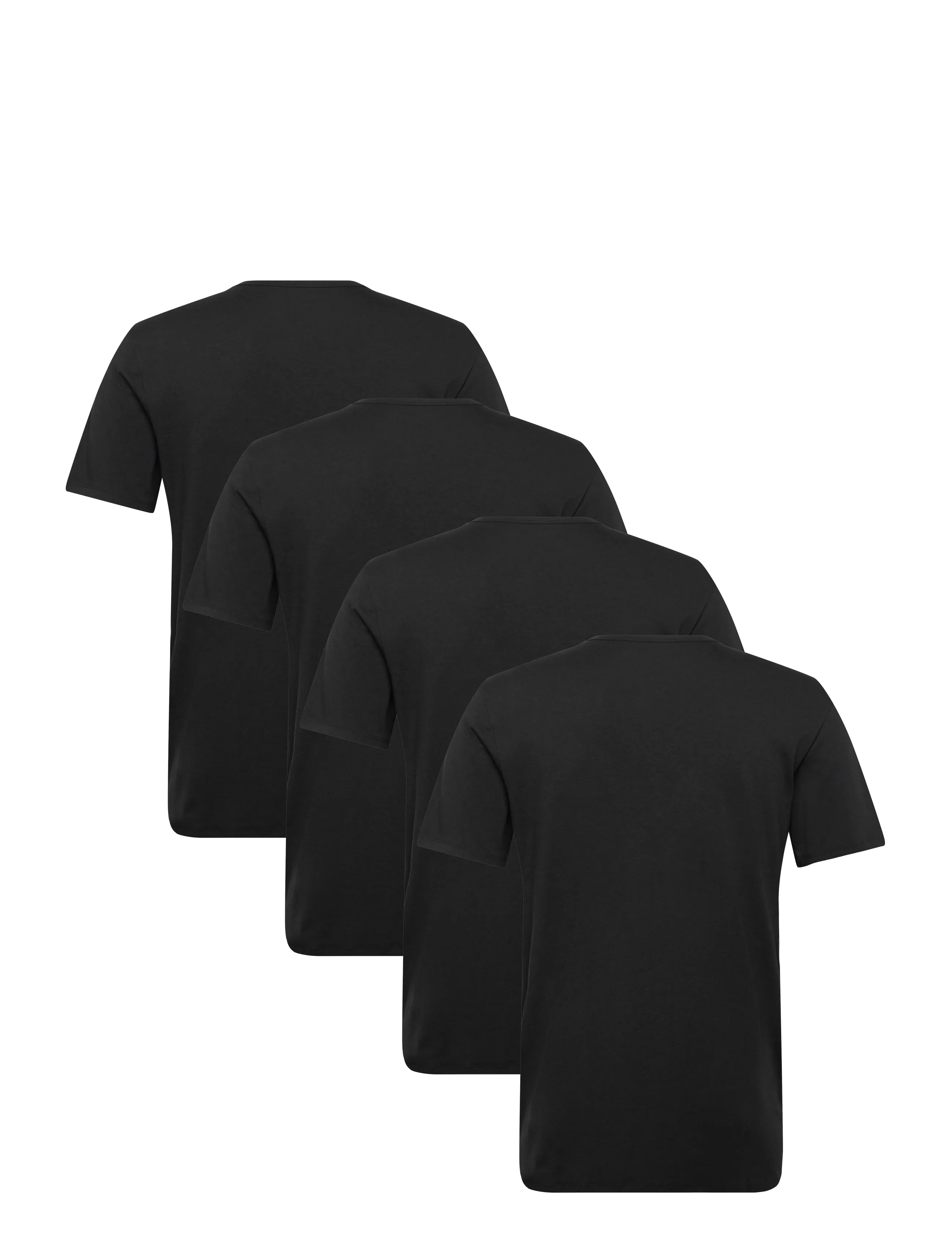 URBAN QUEST - 4-Pack Men Bamboo V-neck Undershirt - nattrøjer - black - 3