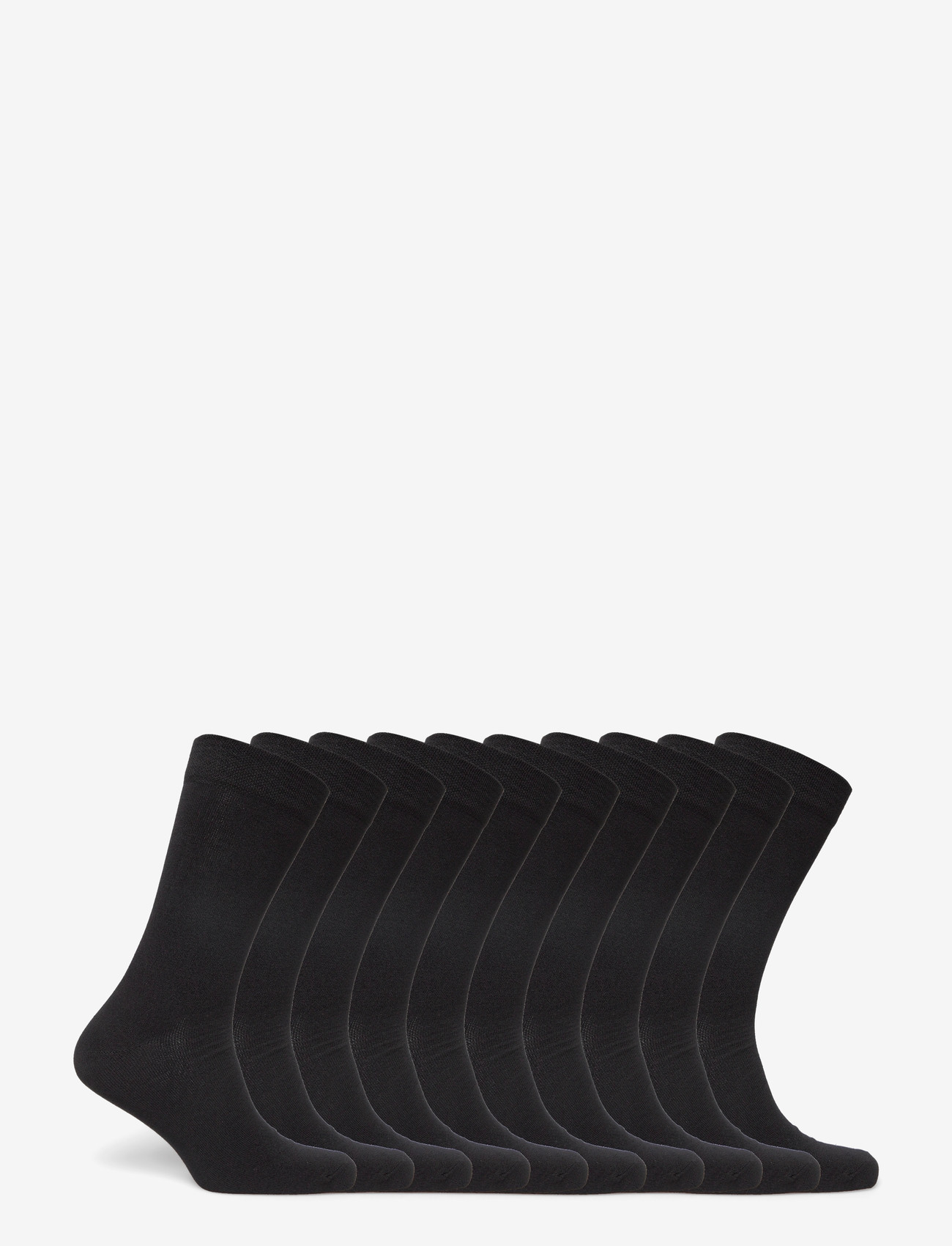 URBAN QUEST - 10-Pack Men Bamboo Basic Socks - crew-socken - black - 2