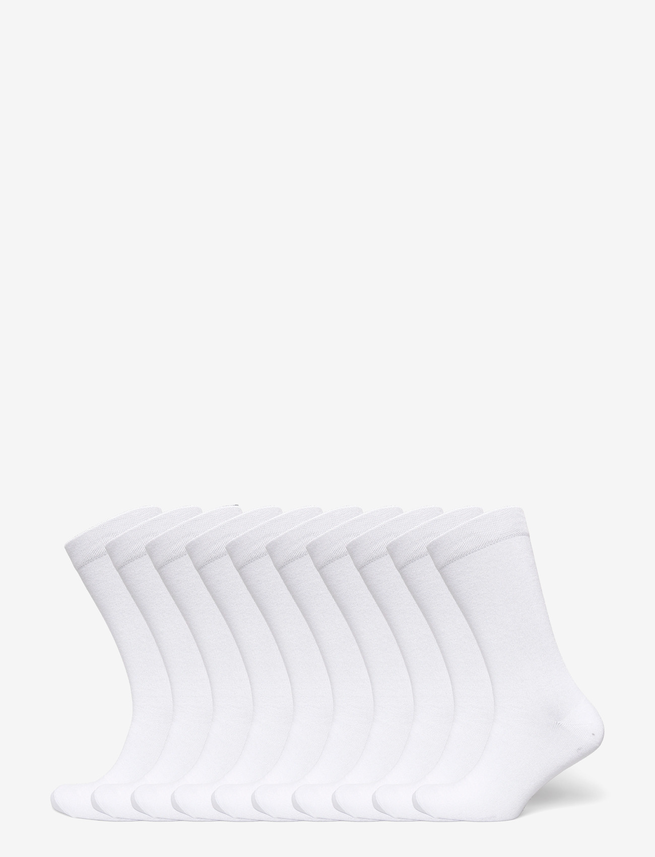 URBAN QUEST - 10-Pack Men Bamboo Basic Socks - crew-socken - white - 1