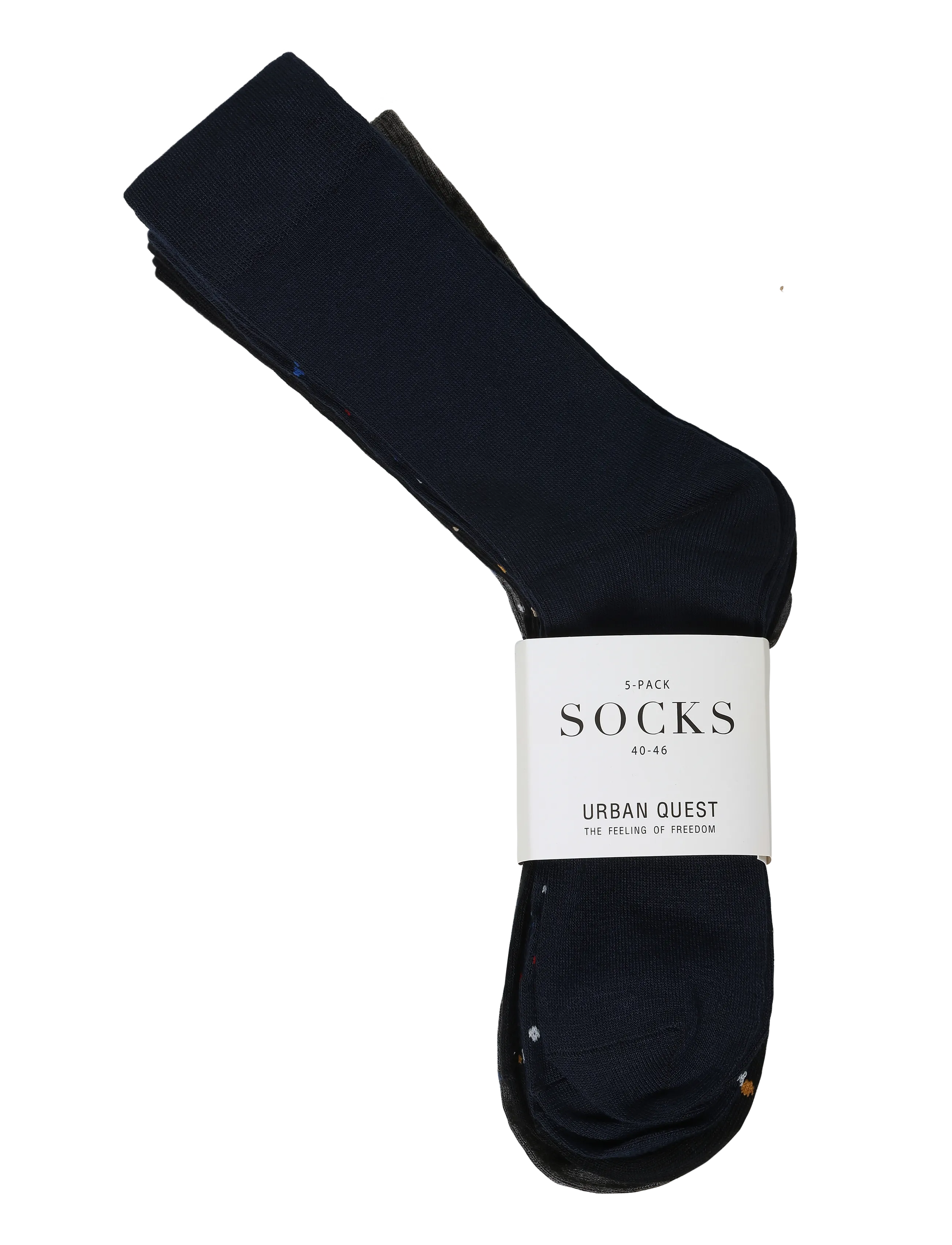 URBAN QUEST - 5-Pack Men Bamboo Basic Socks MULTI COLOR - die niedrigsten preise - multicolor 4 - 2
