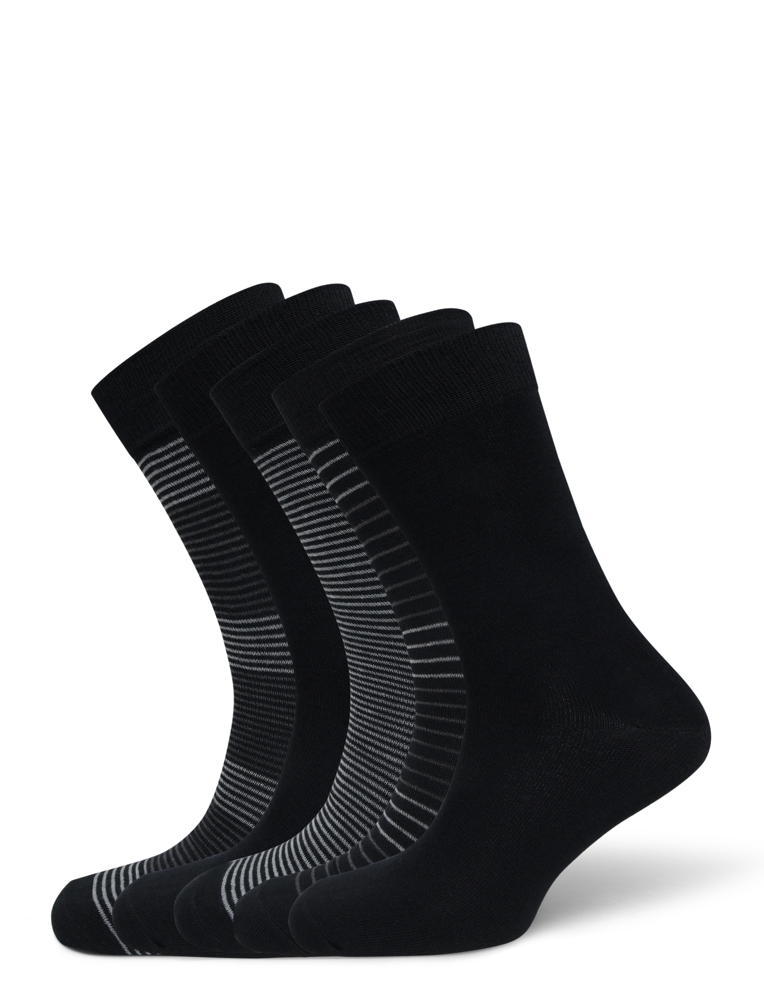 URBAN QUEST 5-Pack Men Bamboo Basic Socks MULTI COLOR - Booztlet only men - MULTICOLOR 5 / multi