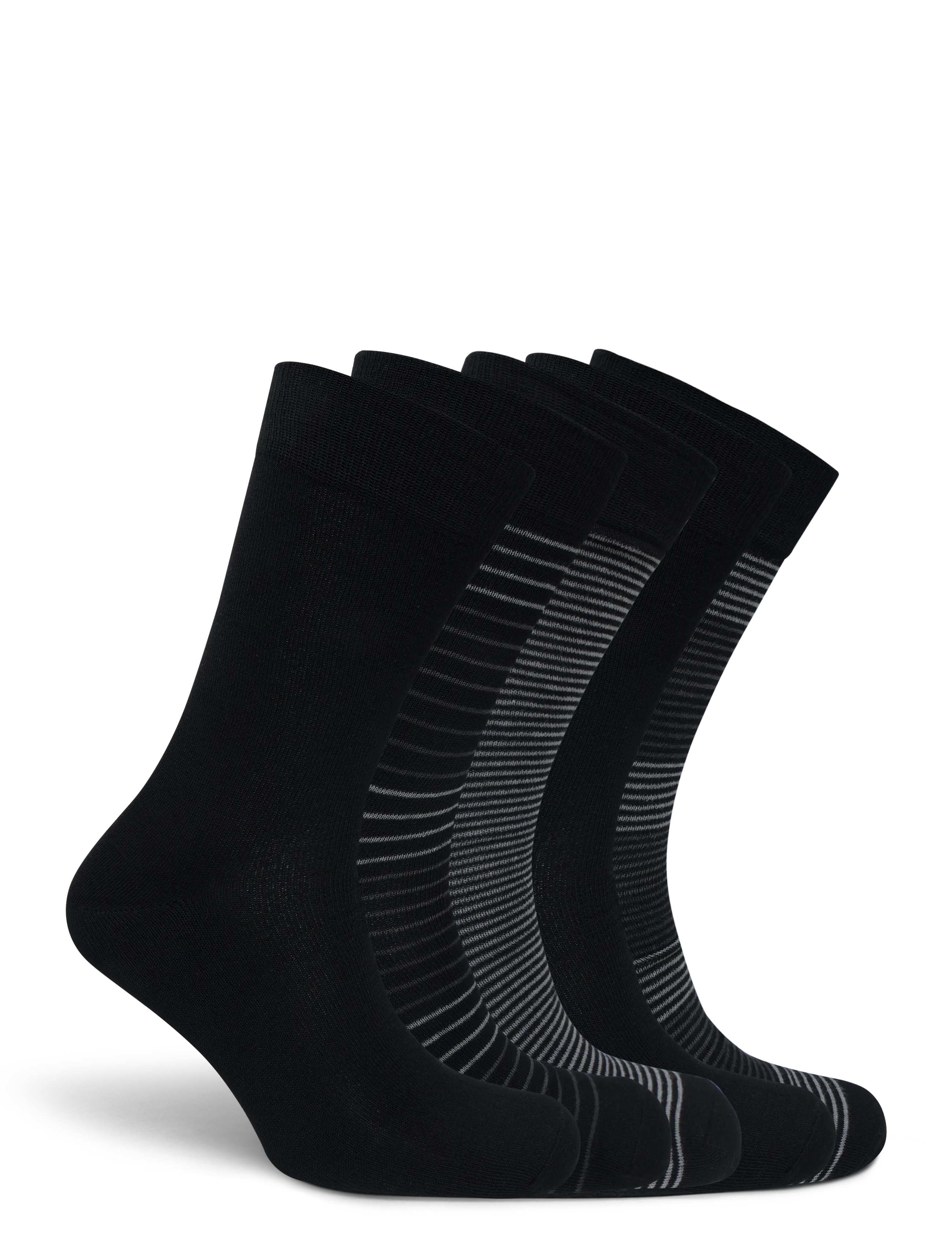 URBAN QUEST - 5-Pack Men Bamboo Basic Socks MULTI COLOR - lowest prices - multicolor 5 - 1