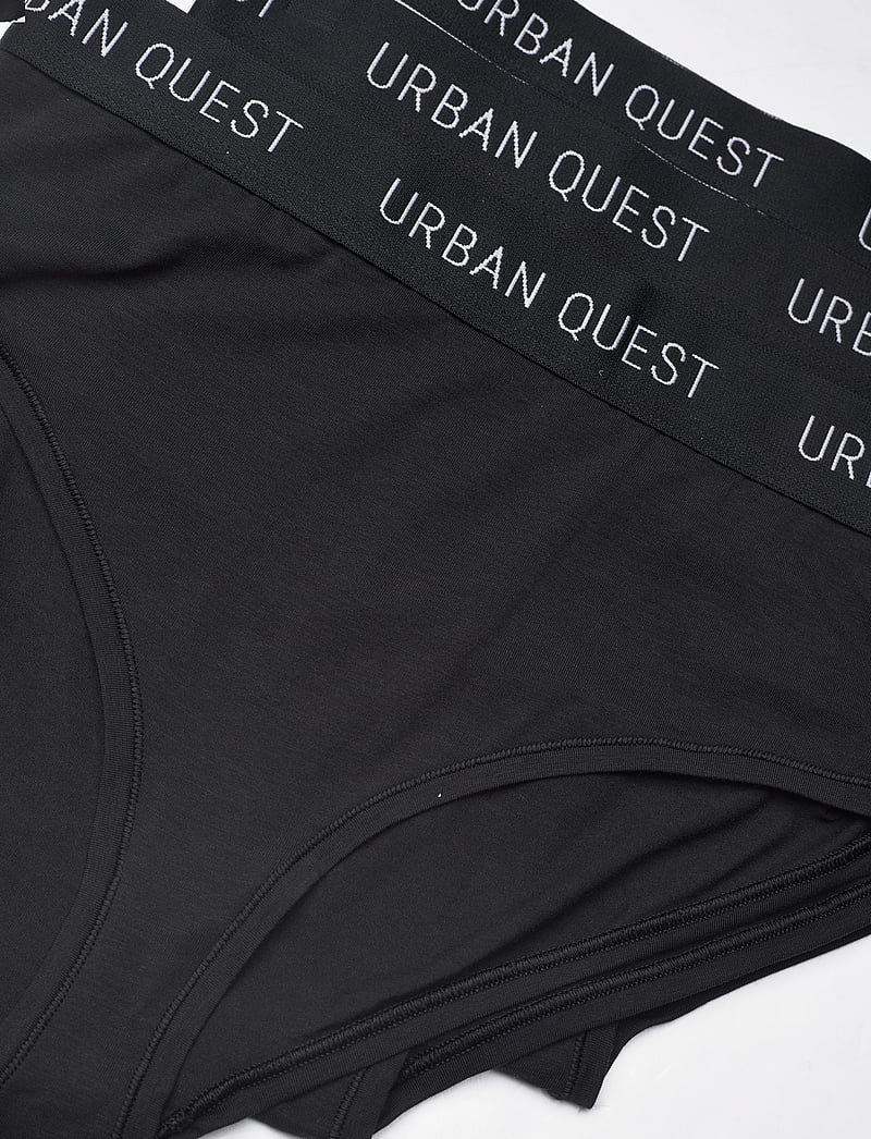 URBAN QUEST - THE BAMBOO 3-PACK MAXI BRIEF - midi & maxi slips - black - 1