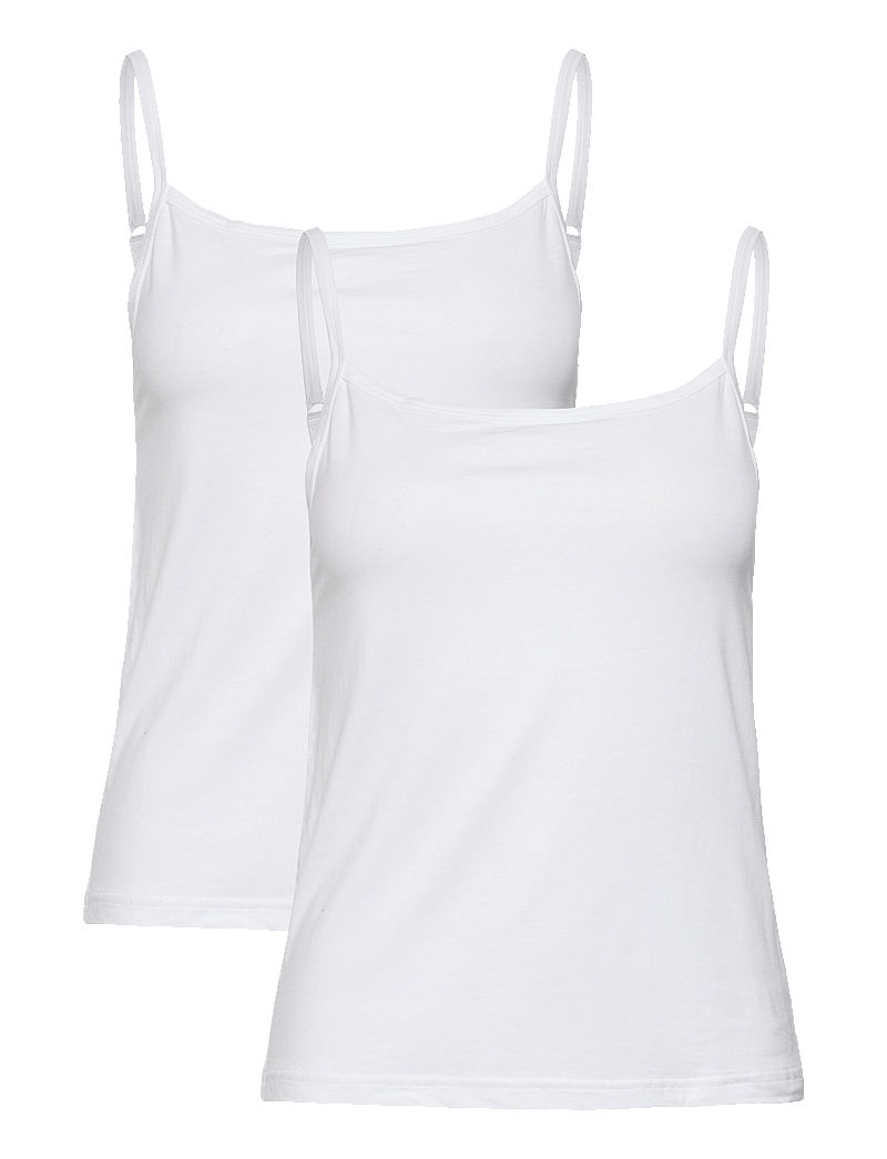 URBAN QUEST - THE BAMBOO 2-PACK TOP - linnen - white - 1