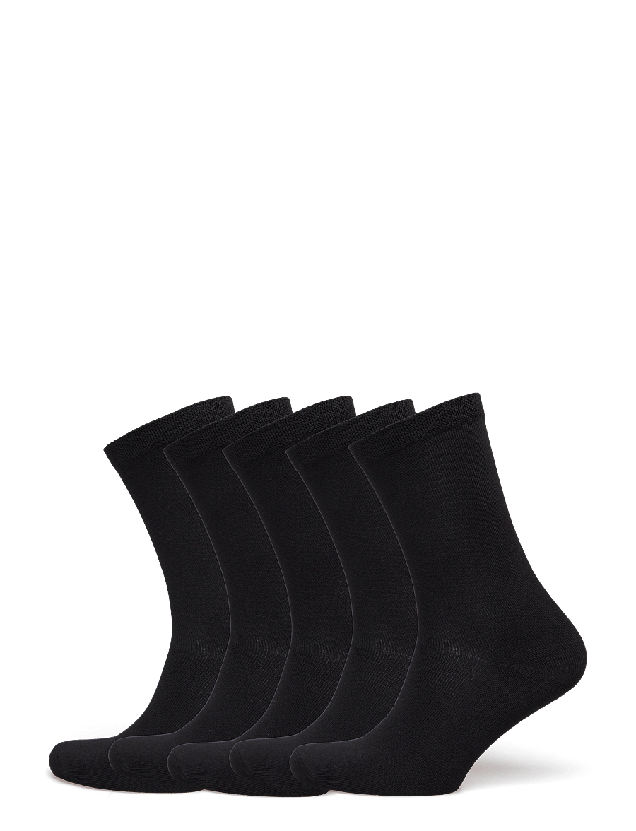 URBAN QUEST - THE BAMBOO WOMEN SOCKS 5-PACK - tavalliset sukat - black - 0