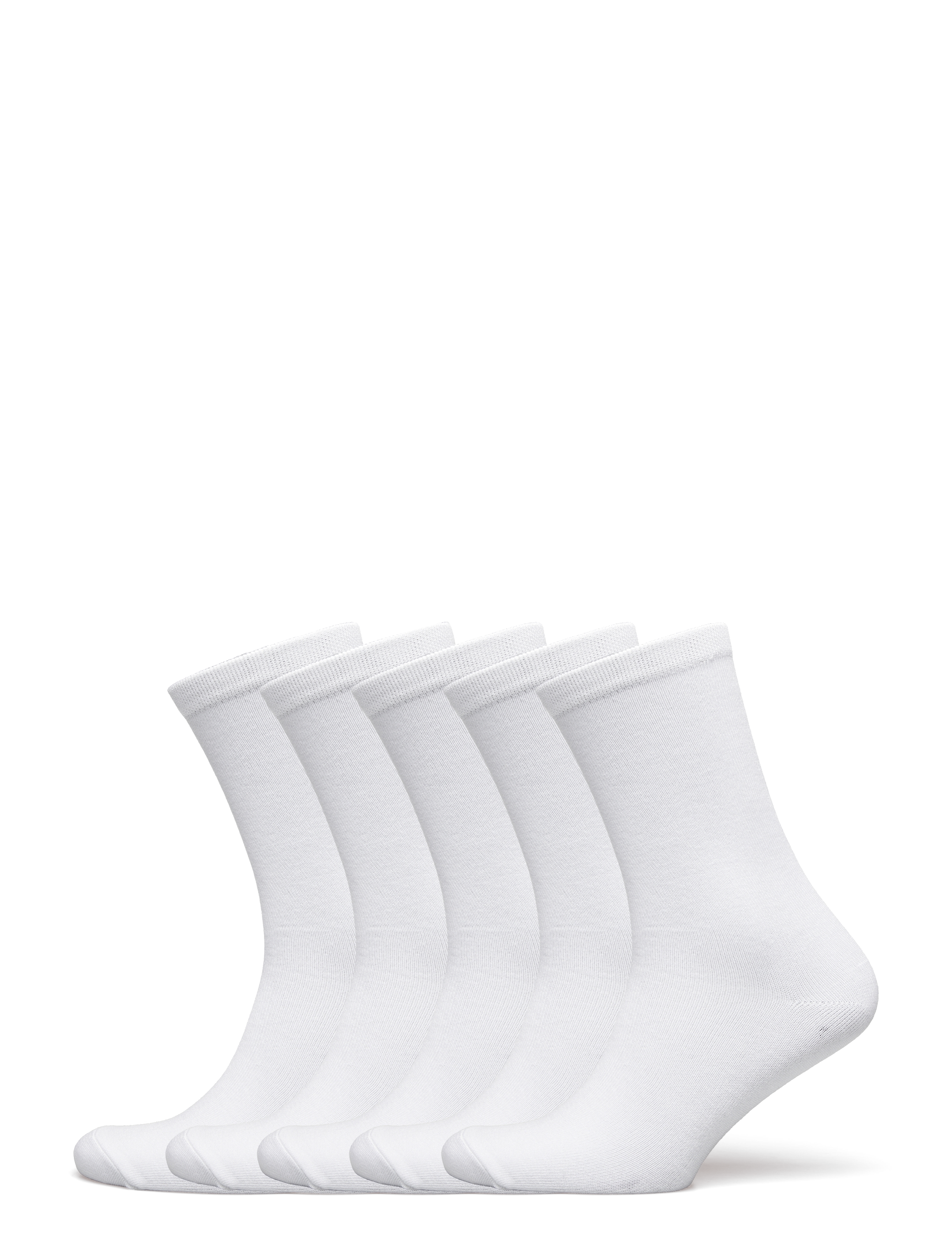 URBAN QUEST The Bamboo Women Socks 5-Pack, Kvinder, Ankelstrømper, Hvid, Str: 36-40