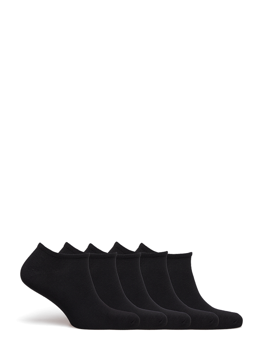 URBAN QUEST - THE BAMBOO WOMEN FOOTIES 5-PACK - ankelstrømper - black - 2