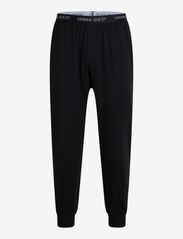 URBAN QUEST - Men Bamboo Sweatpants - pyjamasnederdelar - black - 0