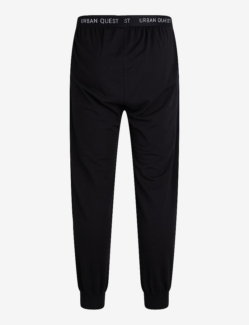 URBAN QUEST - Men Bamboo Sweatpants - natbukser - black - 2