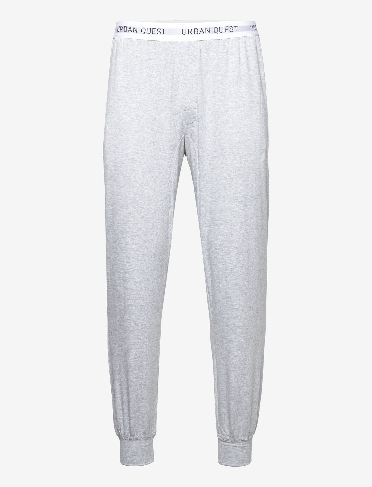 URBAN QUEST - Men Bamboo Sweatpants - natbukser - light grey melange - 0