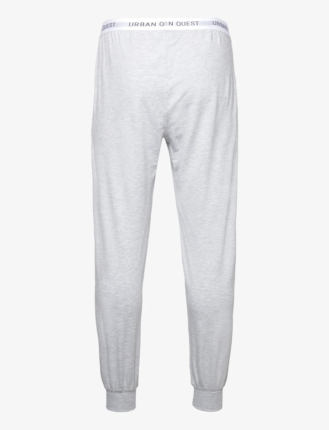 URBAN QUEST - Men Bamboo Sweatpants - pyjamahousut - light grey melange - 1