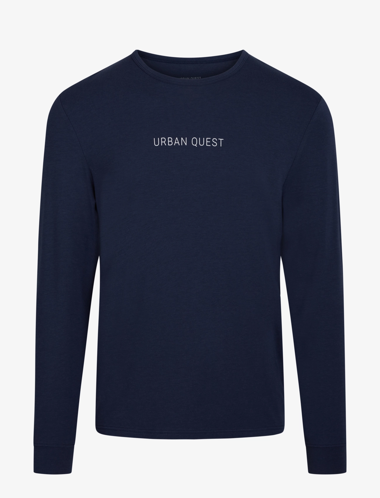URBAN QUEST Men Bamboo L/S T-shirt - Undertøj - NAVY / navy