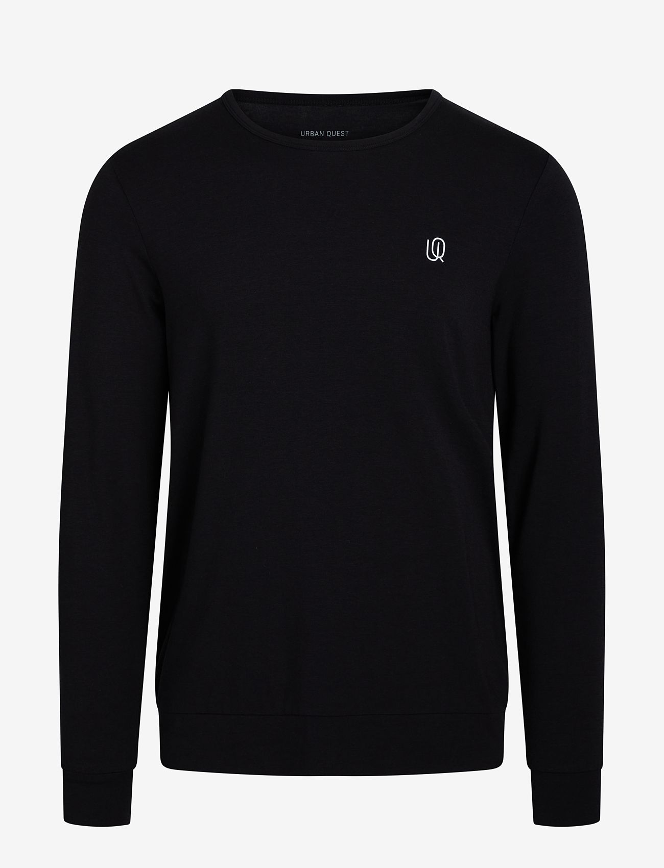 URBAN QUEST - Men Bamboo Sweatshirt - laveste priser - black - 0