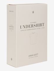 URBAN QUEST - 2-Pack Men Bamboo S/S Undershirt - pidžamas tops - white - 4