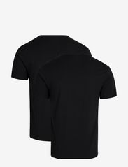 URBAN QUEST - 2-Pack Men Bamboo V-neck Undershirt - pižamų marškinėliai - black - 1