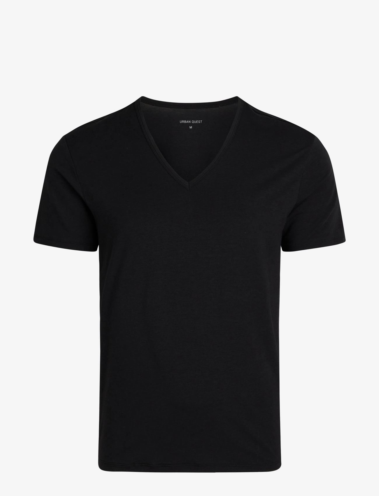 URBAN QUEST - 2-Pack Men Bamboo V-neck Undershirt - geschenke unter 50€ - black - 3