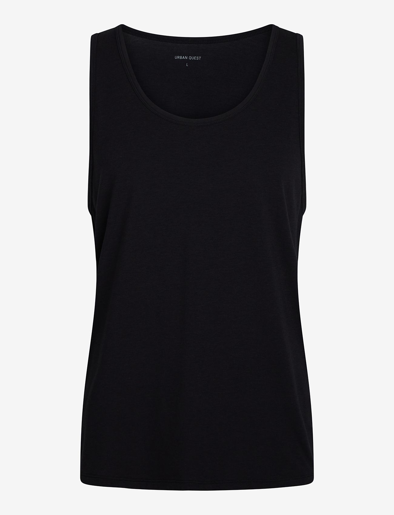 URBAN QUEST - URBAN QUEST The Bamboo Mens Tank Top 2-Pack - laveste priser - black - 4