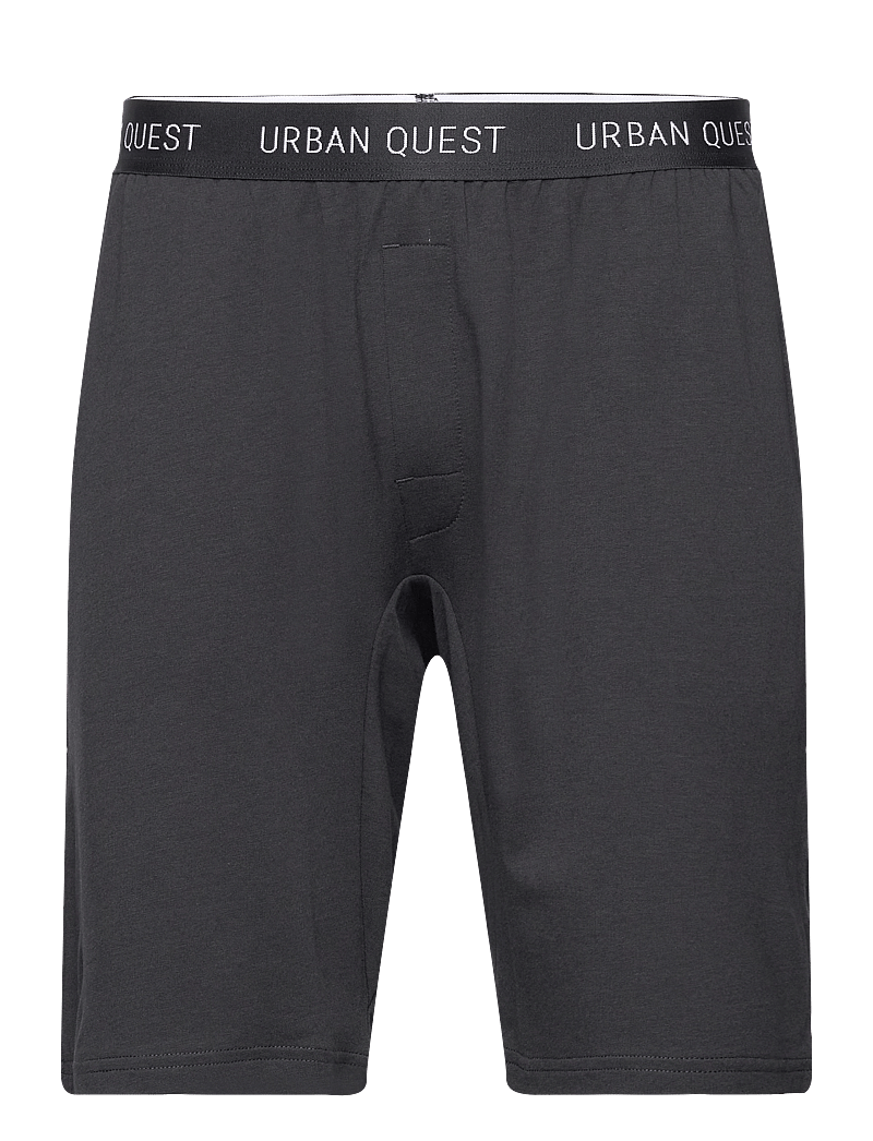 URBAN QUEST - Men Bamboo Sweatshorts - pidžaamapüksid - black - 0