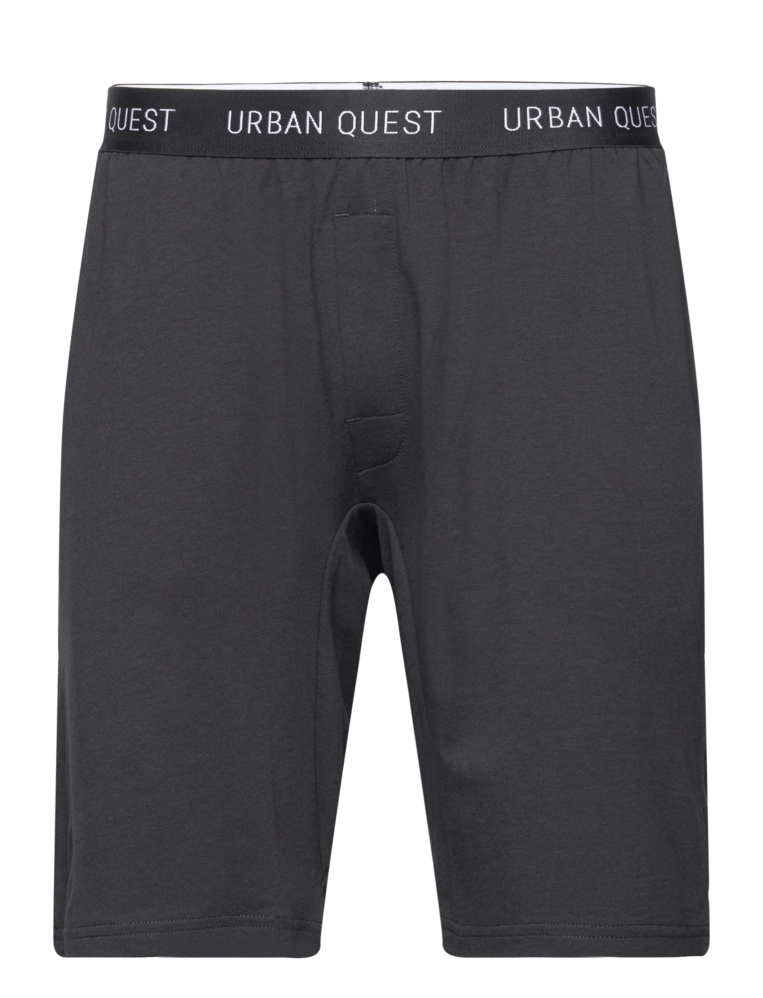 URBAN QUEST Men Bamboo Sweatshorts - Pyjamas - BLACK / black