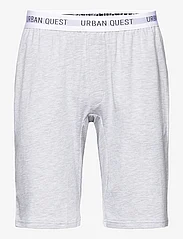 URBAN QUEST - Men Bamboo Sweatshorts - spodnie piżamowe - light grey melange - 0